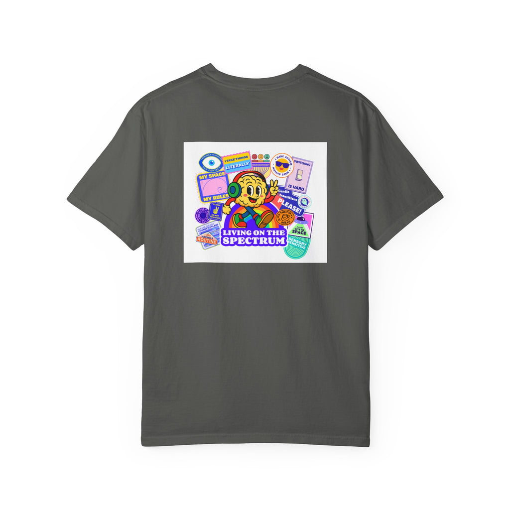 SPARK Wired Differently Shirt | Living On The Spectrum Pride Comfort Colors Tee