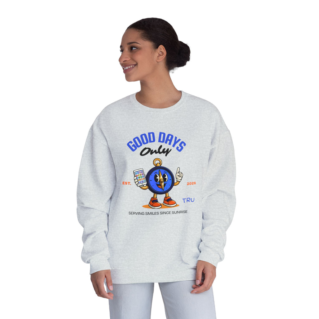 TRU Wired Differently Crewneck Sweatshirt | Good Days Only AAC Communication Design