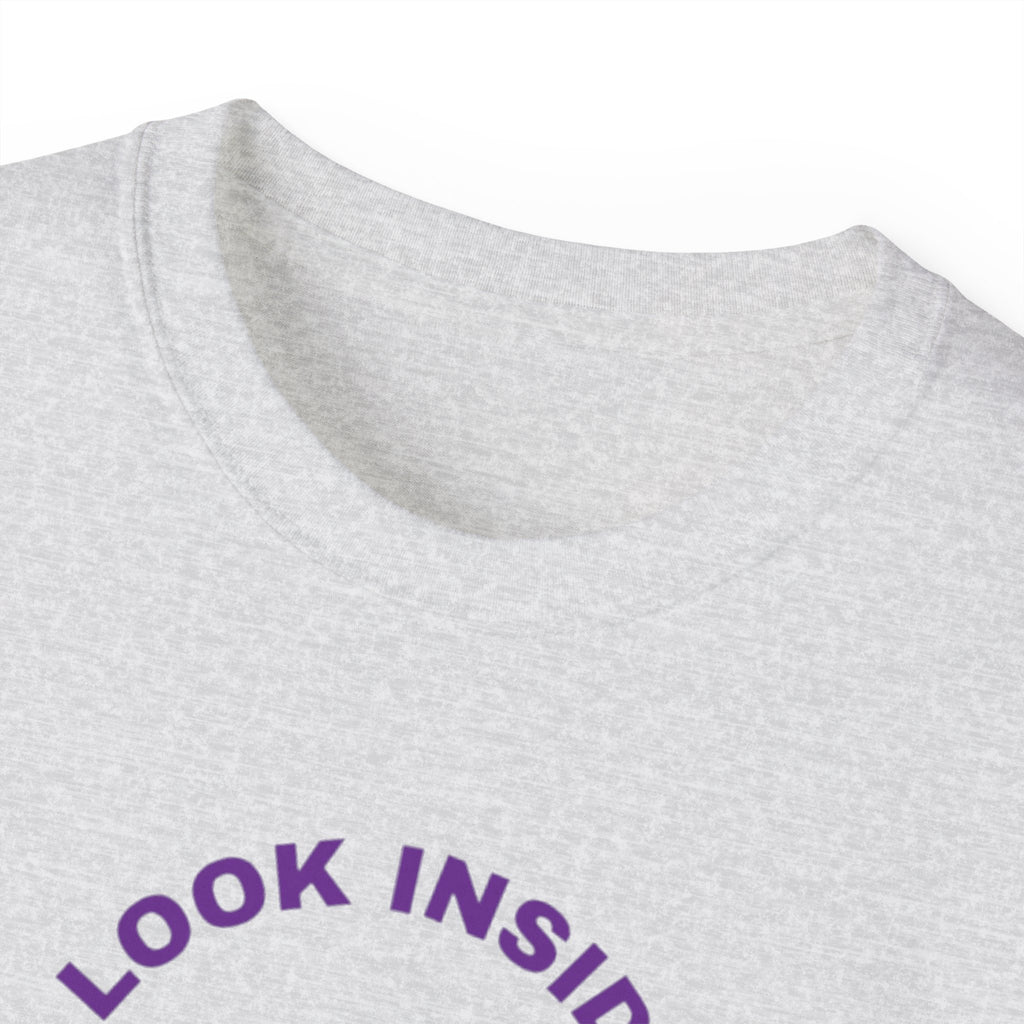 Look Inside Be Yourself Cat Tee | LUNA Neurodivergent Pride Shirt | Wired Differently Unisex T-Shirt