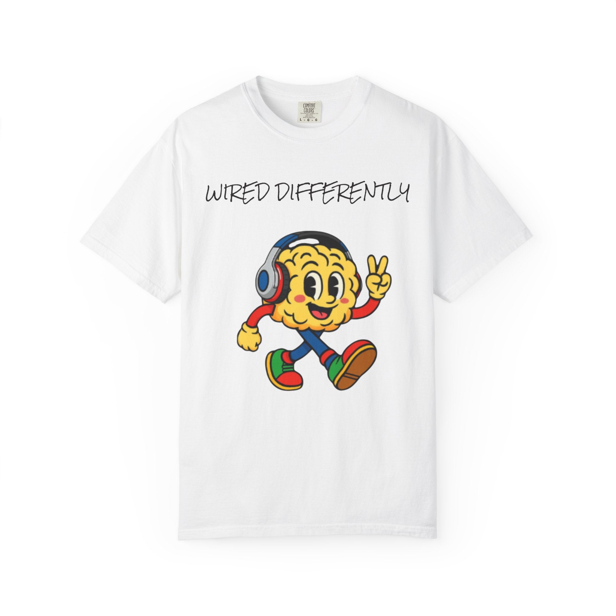 Wired Differently Shirt | SPARK the Mascot Tee | Pride Comfort Colors Unisex