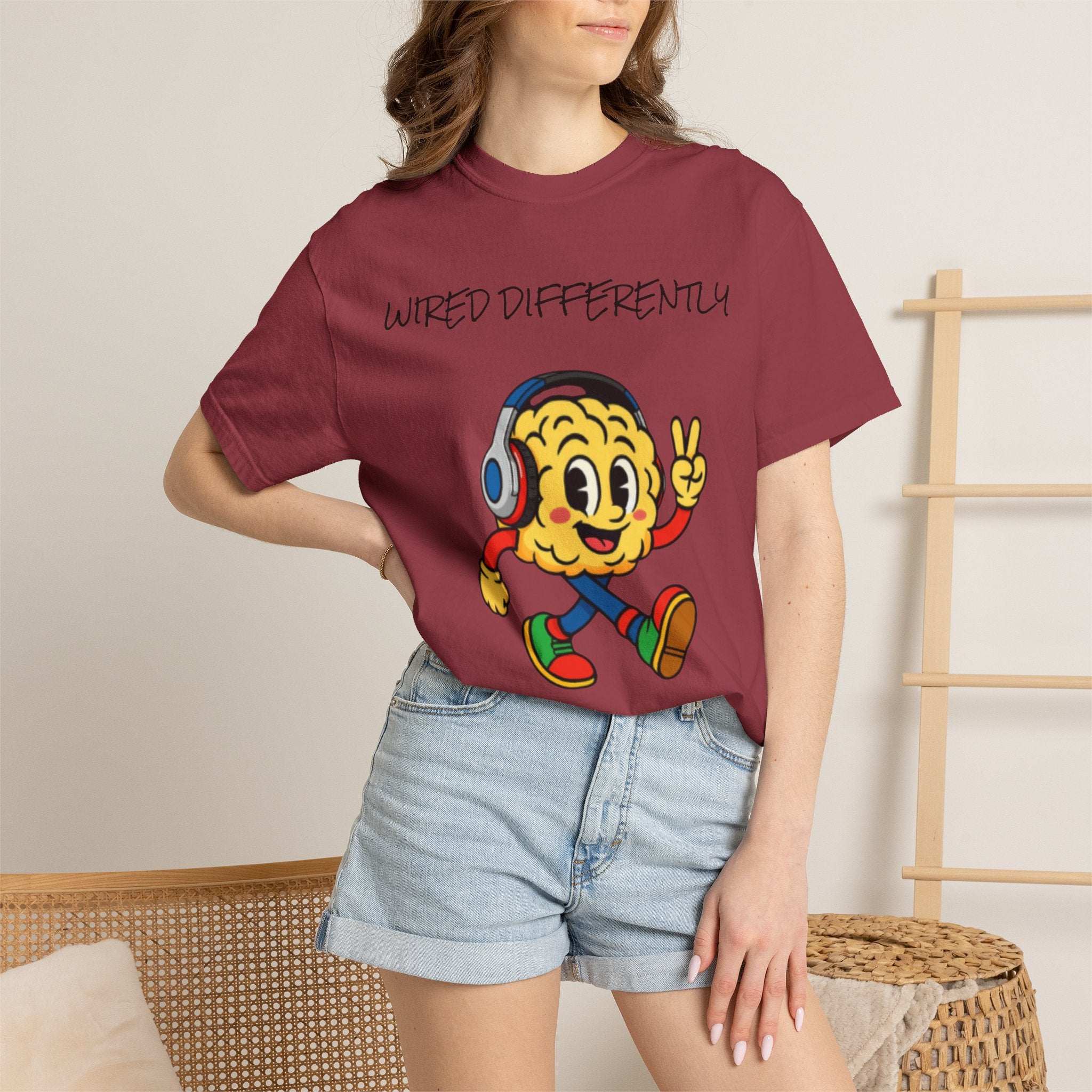 Wired Differently Shirt | SPARK the Mascot Tee | Pride Comfort Colors Unisex
