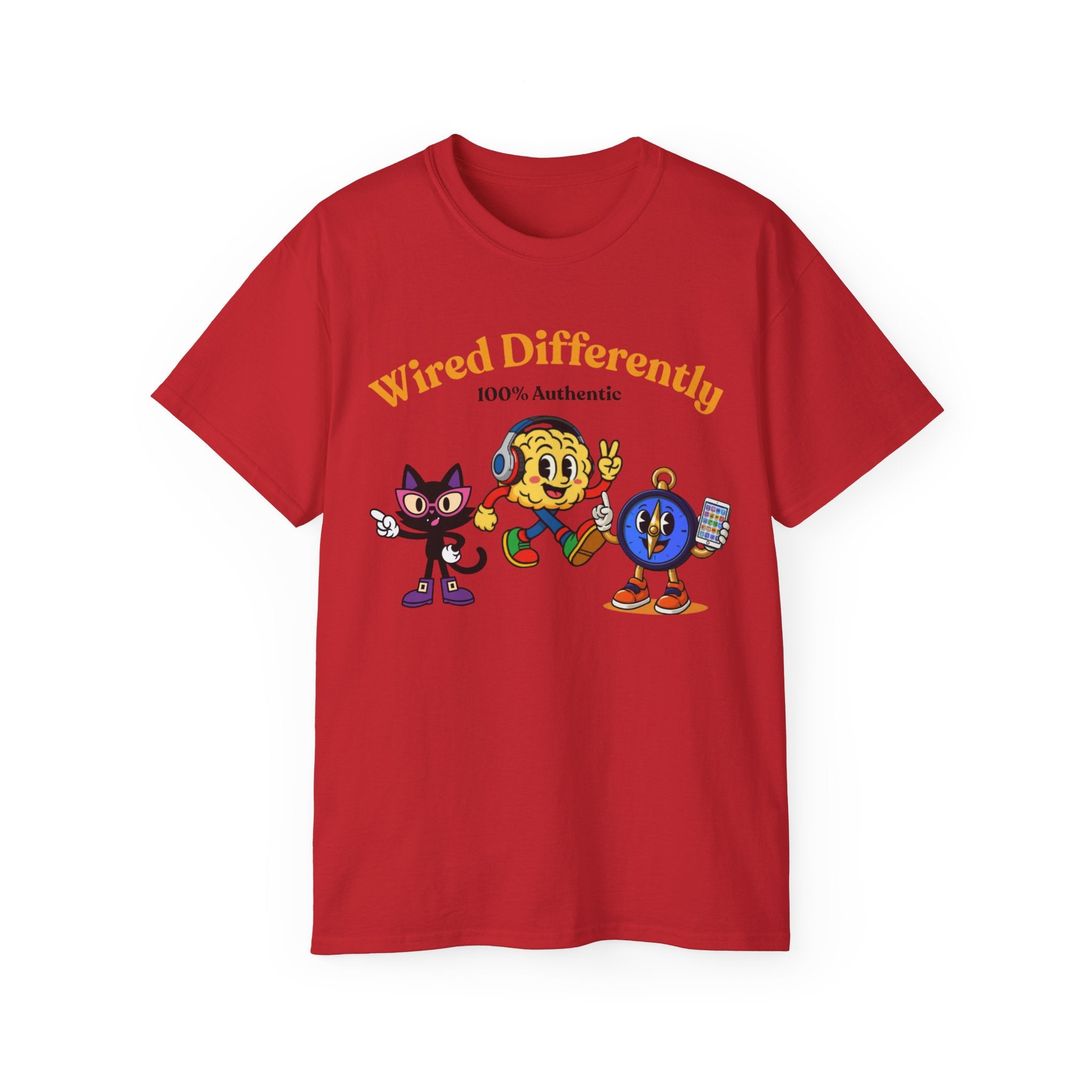 Wired Differently Group Tee | SPARK LUNA TRU Neurodivergent Pride Shirt