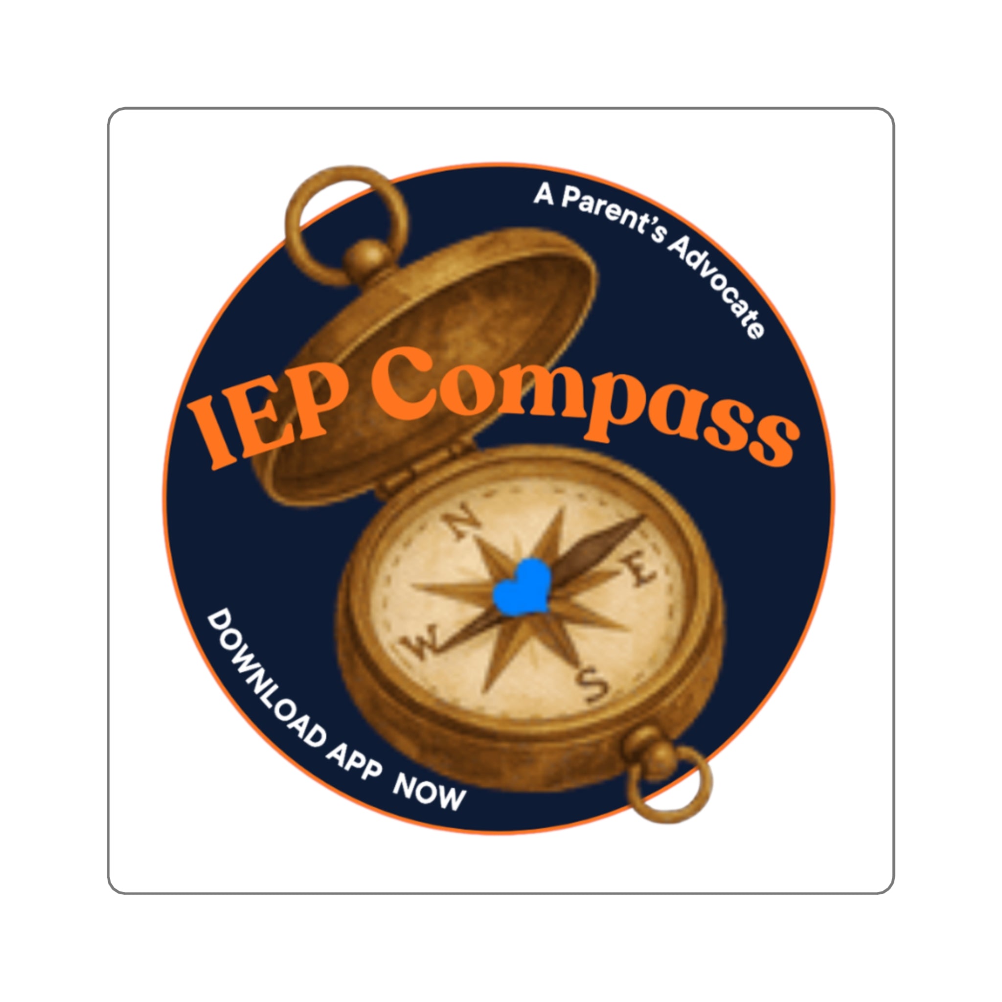 IEP Compass Sticker | Special Education Parent Advocate Decal