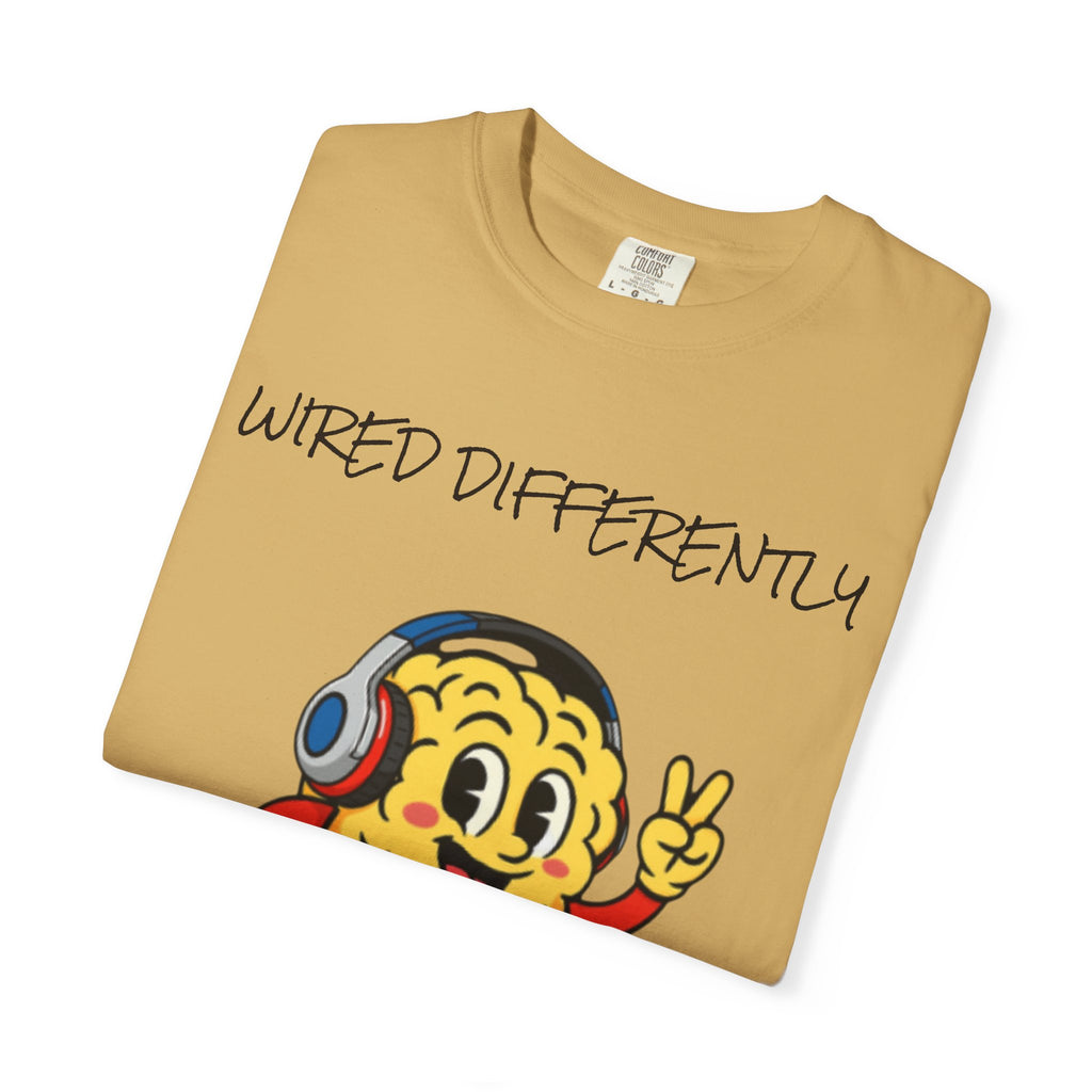 Wired Differently Shirt | SPARK the Mascot Tee | Pride Comfort Colors Unisex