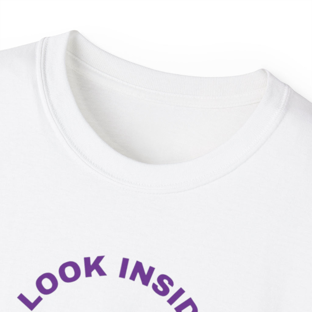 Look Inside Be Yourself Cat Tee | LUNA Neurodivergent Pride Shirt | Wired Differently Unisex T-Shirt
