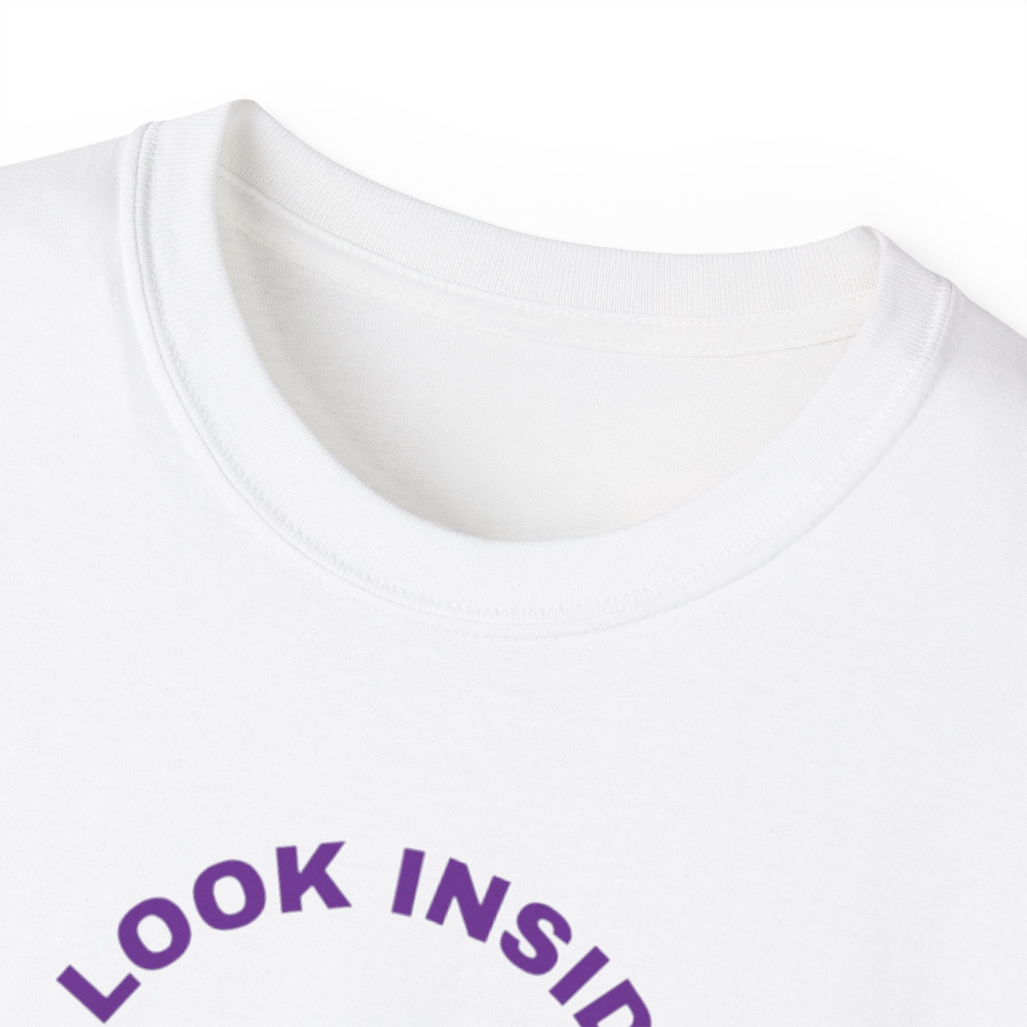 Look Inside Be Yourself Cat Tee | LUNA Neurodivergent Pride Shirt | Wired Differently Unisex T-Shirt