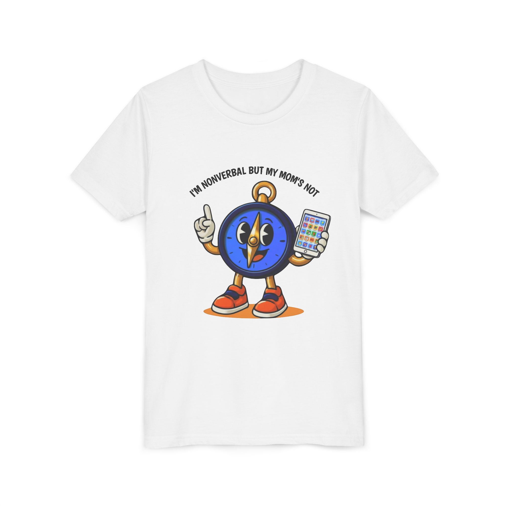 TRU Wired Differently Kids Shirt | I'm Nonverbal But My Mom's Not Tagless Tee