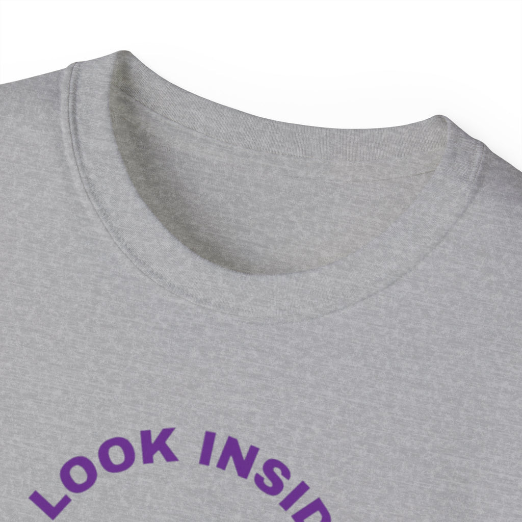 Look Inside Be Yourself Cat Tee | LUNA Neurodivergent Pride Shirt | Wired Differently Unisex T-Shirt