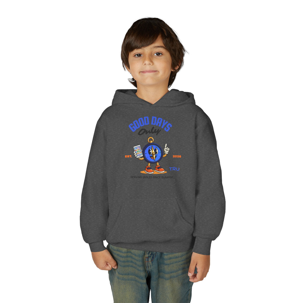 TRU Wired Differently Youth Hoodie | Good Days Only AAC Communication Sweatshirt