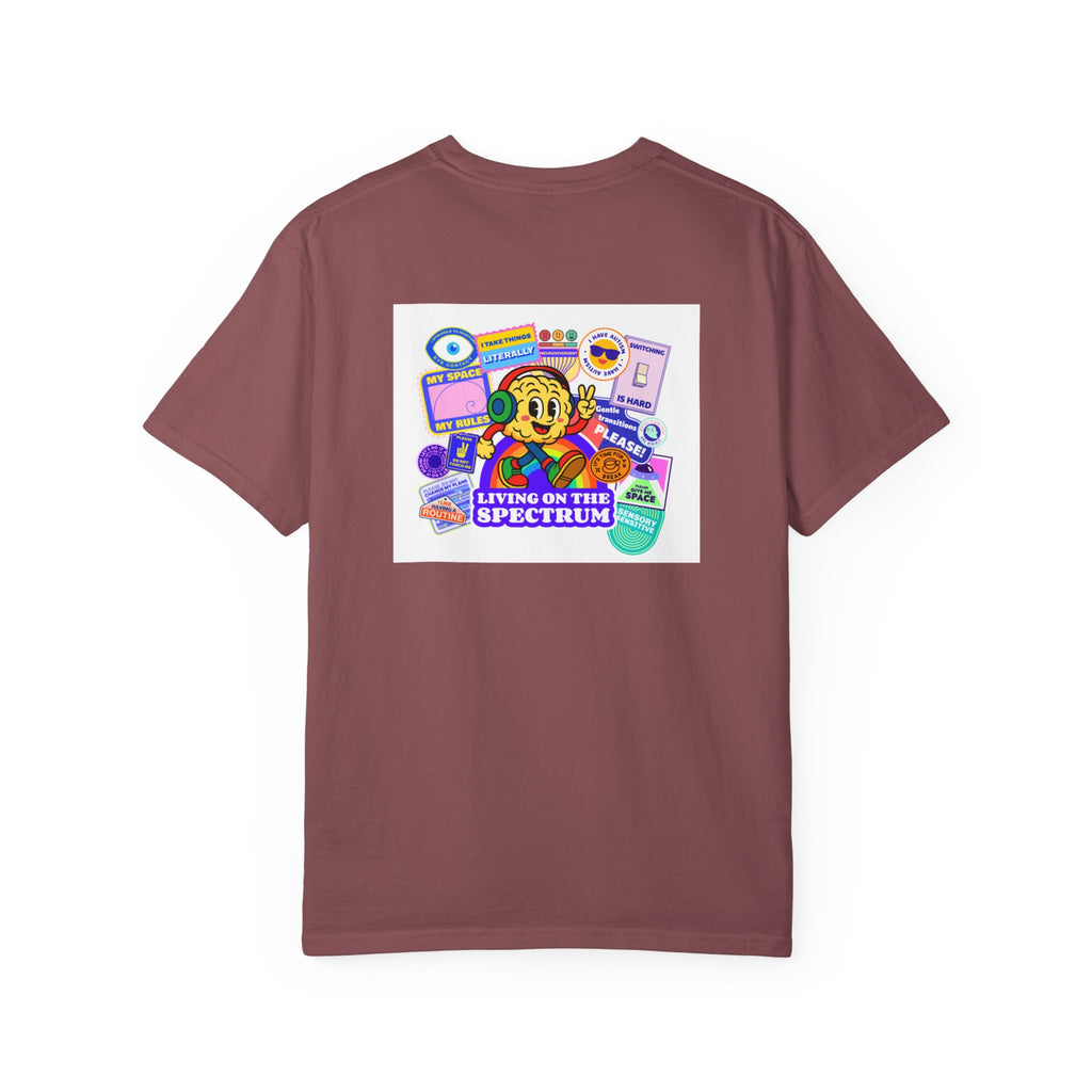 SPARK Wired Differently Shirt | Living On The Spectrum Pride Comfort Colors Tee