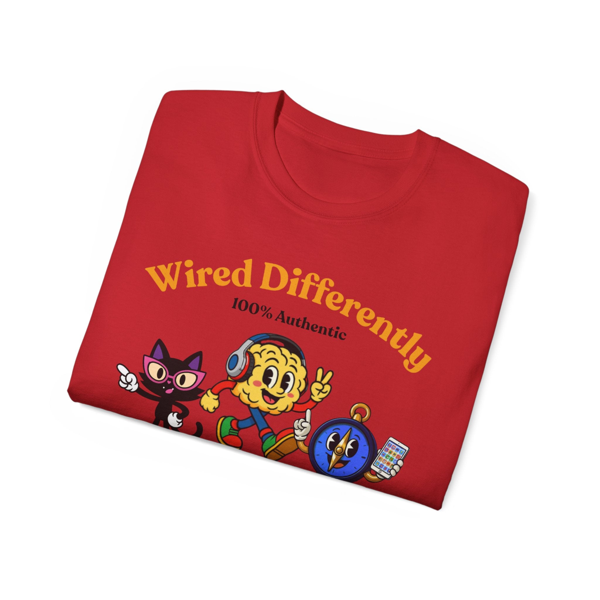 Wired Differently Group Tee | SPARK LUNA TRU Neurodivergent Pride Shirt