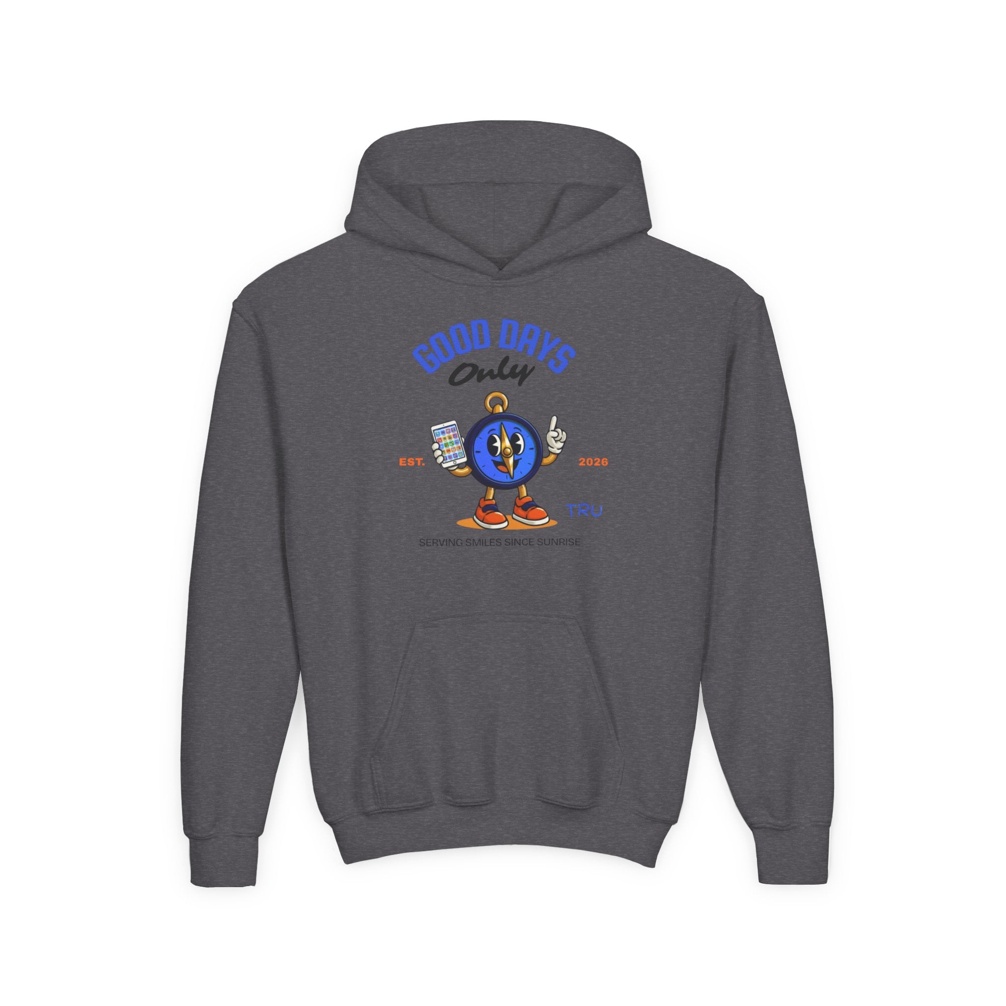 TRU Wired Differently Youth Hoodie | Good Days Only AAC Communication Sweatshirt