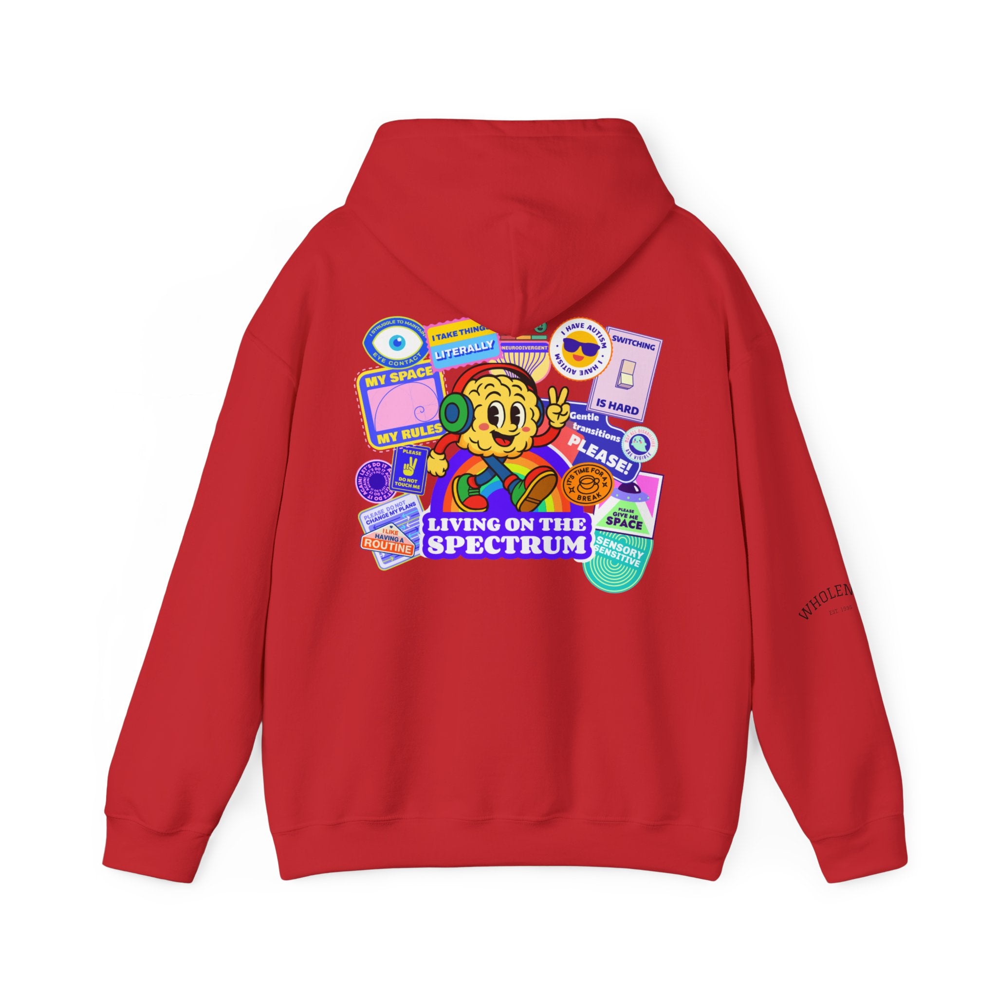 SPARK Wired Differently Hoodie | Living On The Spectrum Pride Sweatshirt