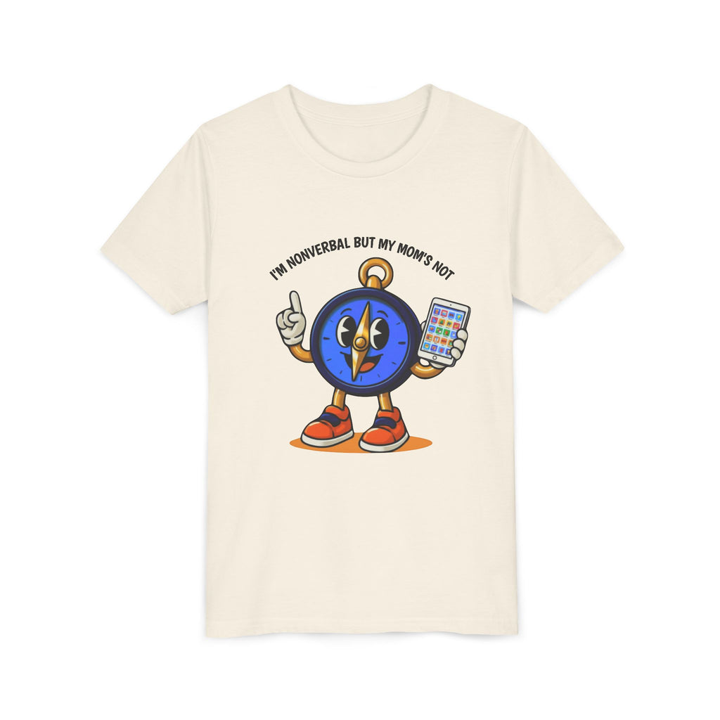 TRU Wired Differently Kids Shirt | I'm Nonverbal But My Mom's Not Tagless Tee