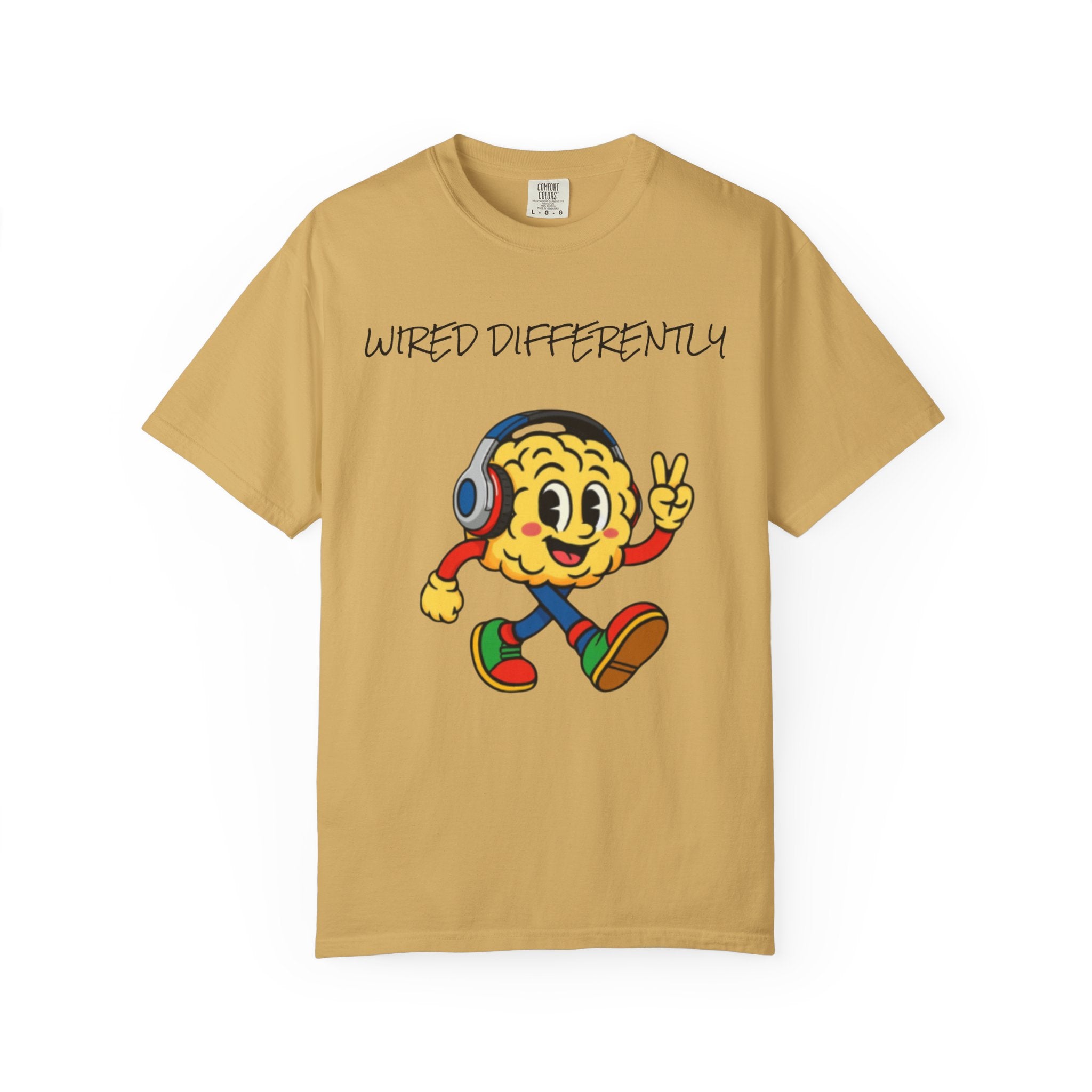 Wired Differently Shirt | SPARK the Mascot Tee | Pride Comfort Colors Unisex