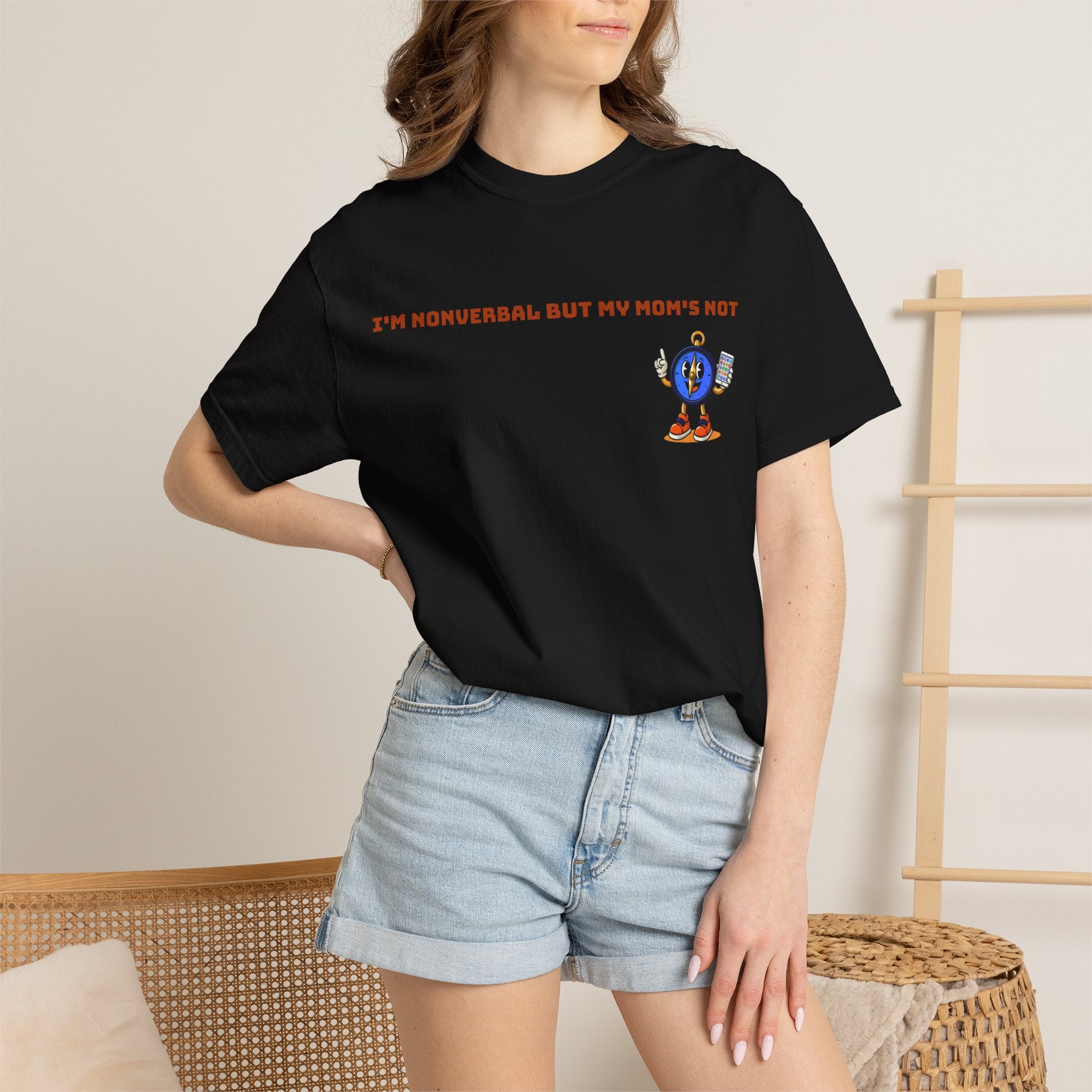TRU Wired Differently Shirt | I'm Nonverbal But My Mom's Not Comfort Colors Tee