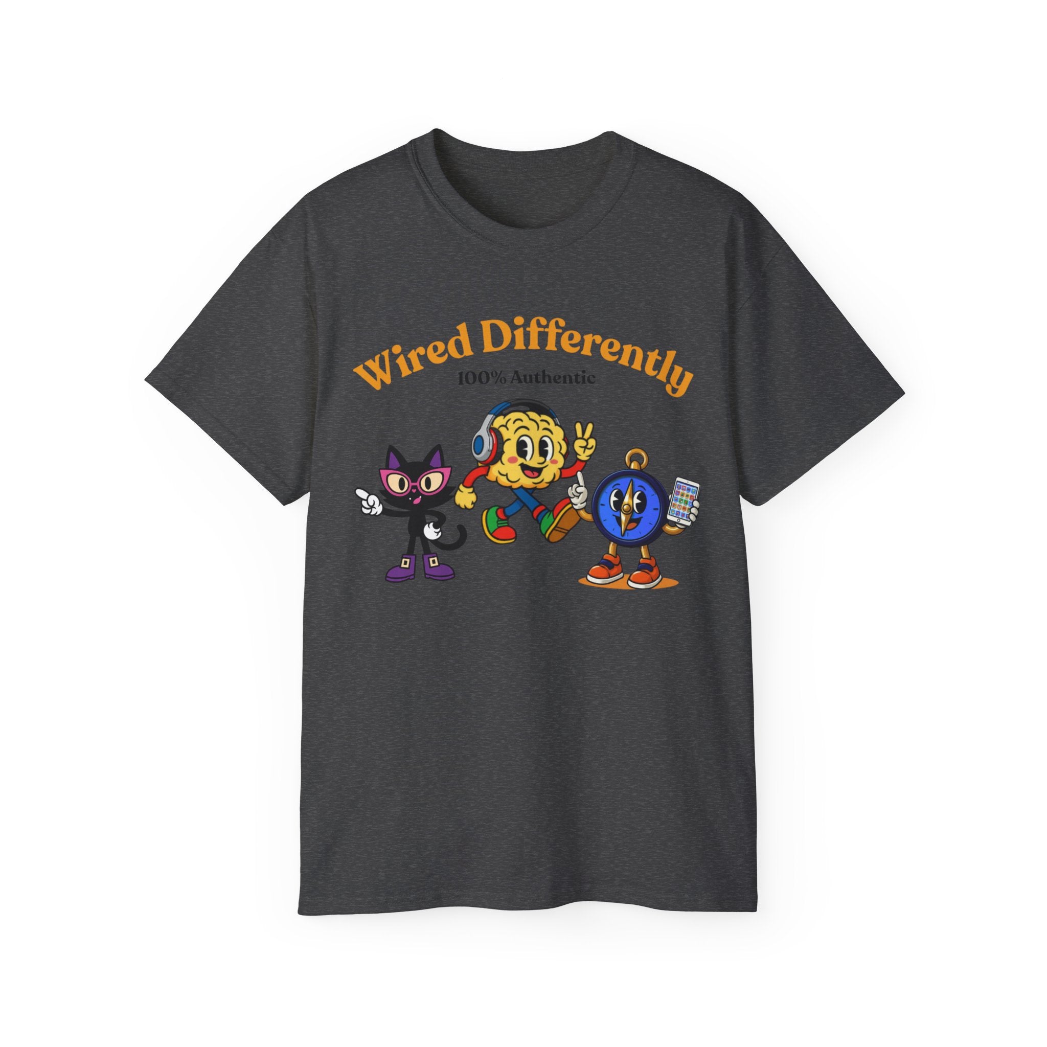 Wired Differently Group Tee | SPARK LUNA TRU Neurodivergent Pride Shirt