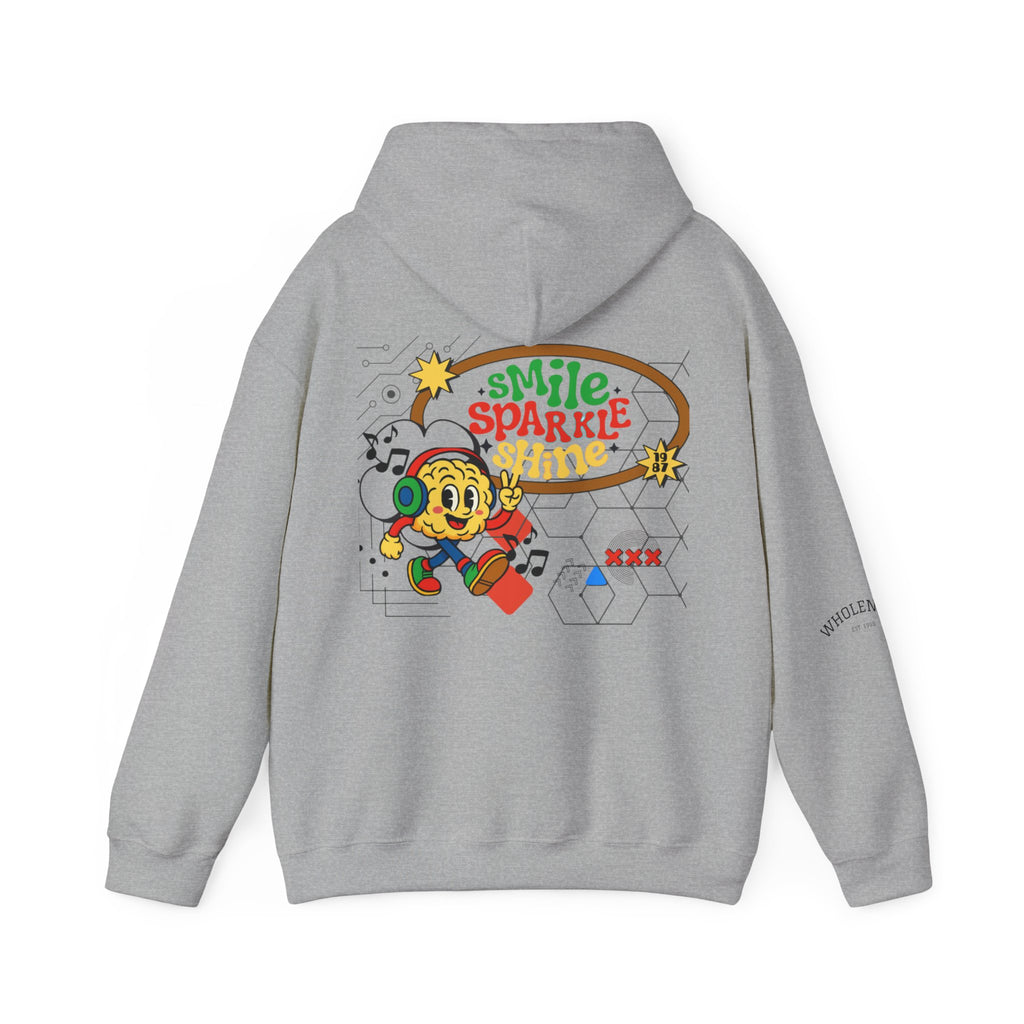 SPARK Wired Differently Hoodie | Smile Sparkle Shine Retro Sweatshirt