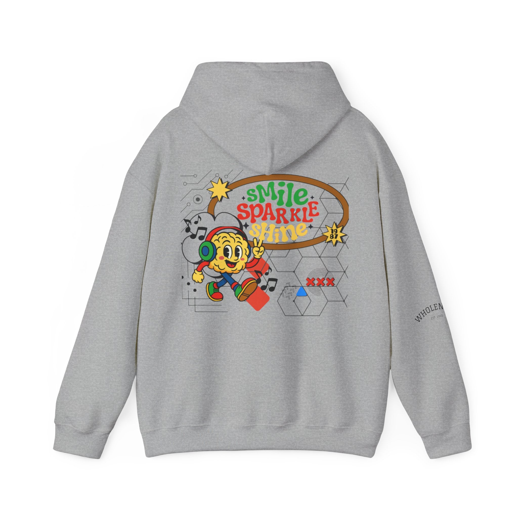 SPARK Wired Differently Hoodie | Smile Sparkle Shine Retro Sweatshirt