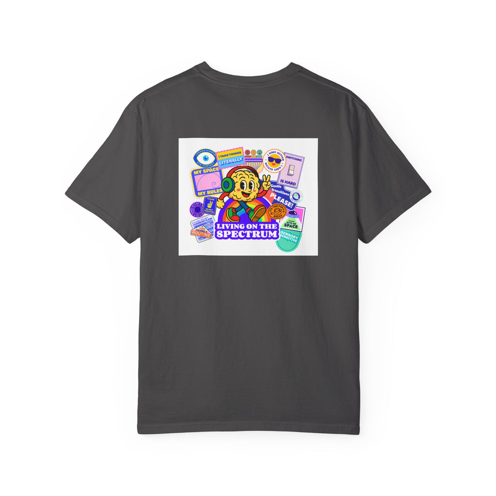 SPARK Wired Differently Shirt | Living On The Spectrum Pride Comfort Colors Tee