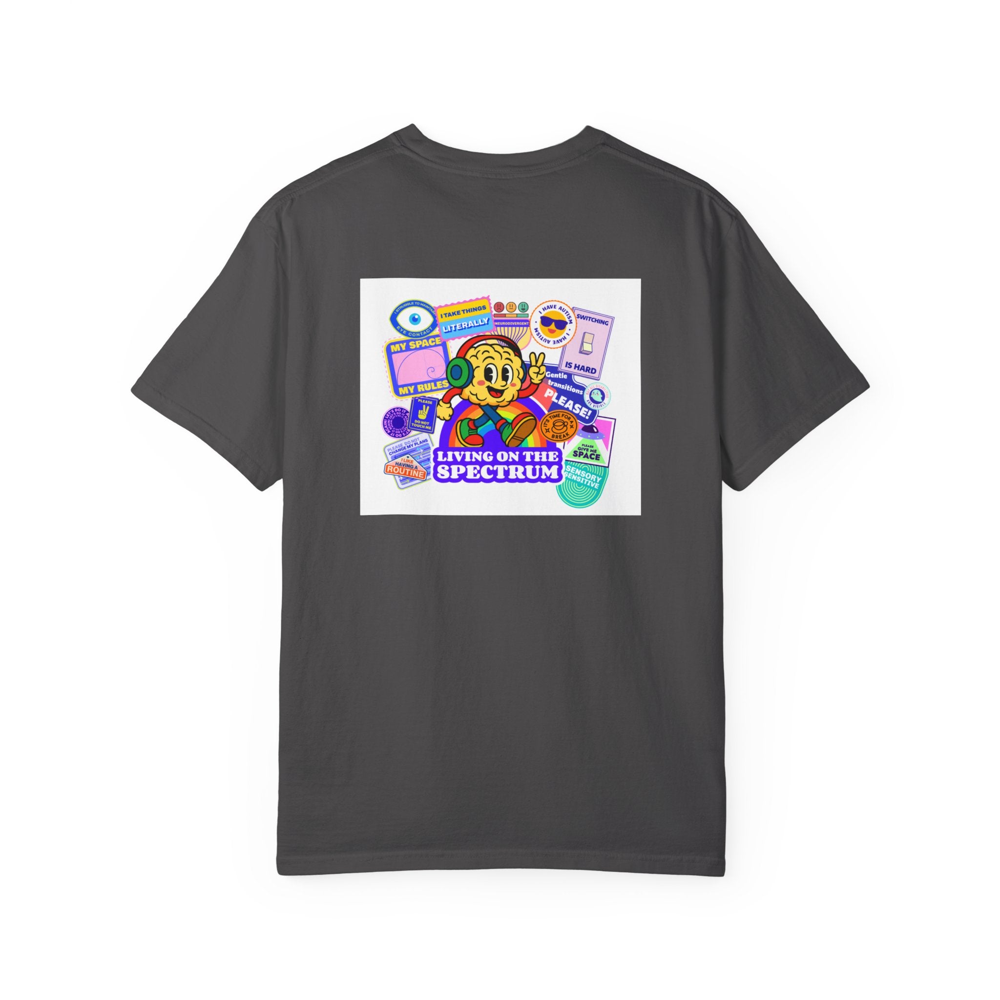 SPARK Wired Differently Shirt | Living On The Spectrum Pride Comfort Colors Tee