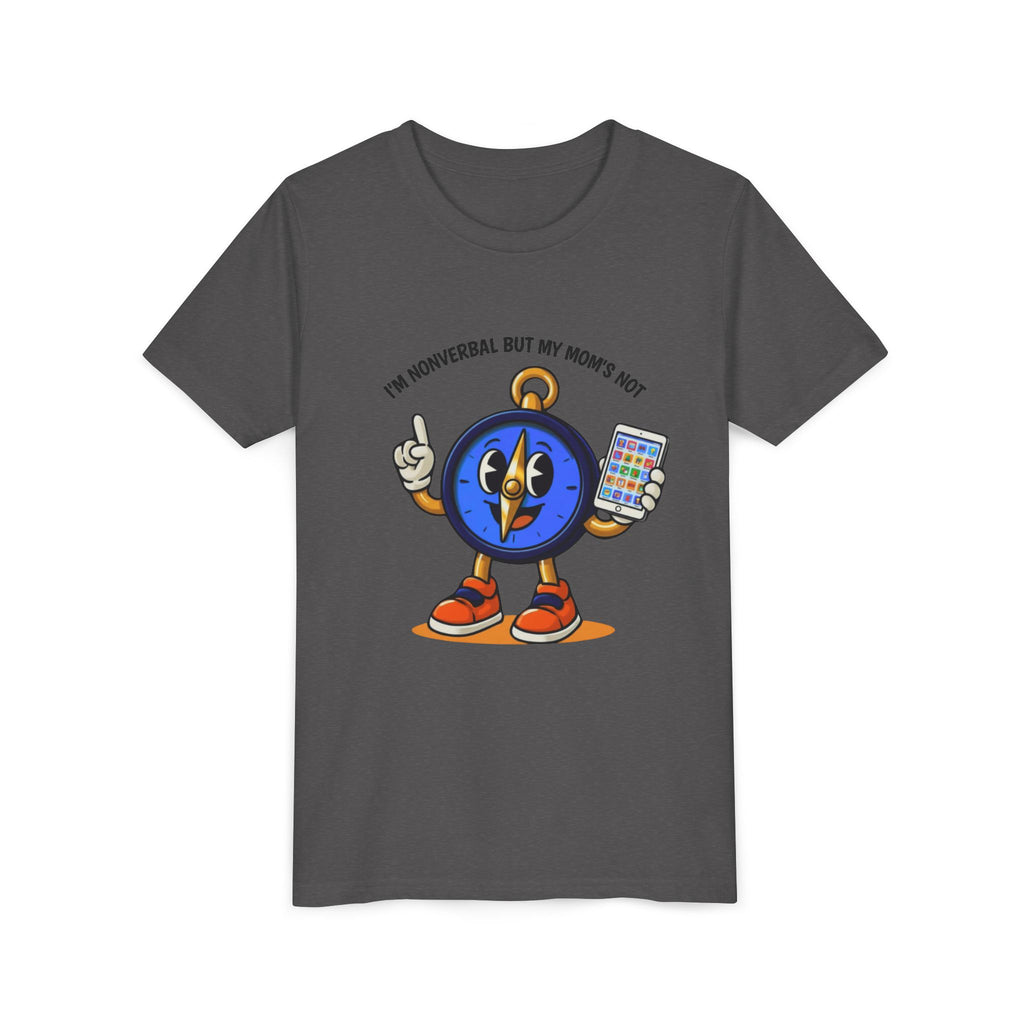 TRU Wired Differently Kids Shirt | I'm Nonverbal But My Mom's Not Tagless Tee