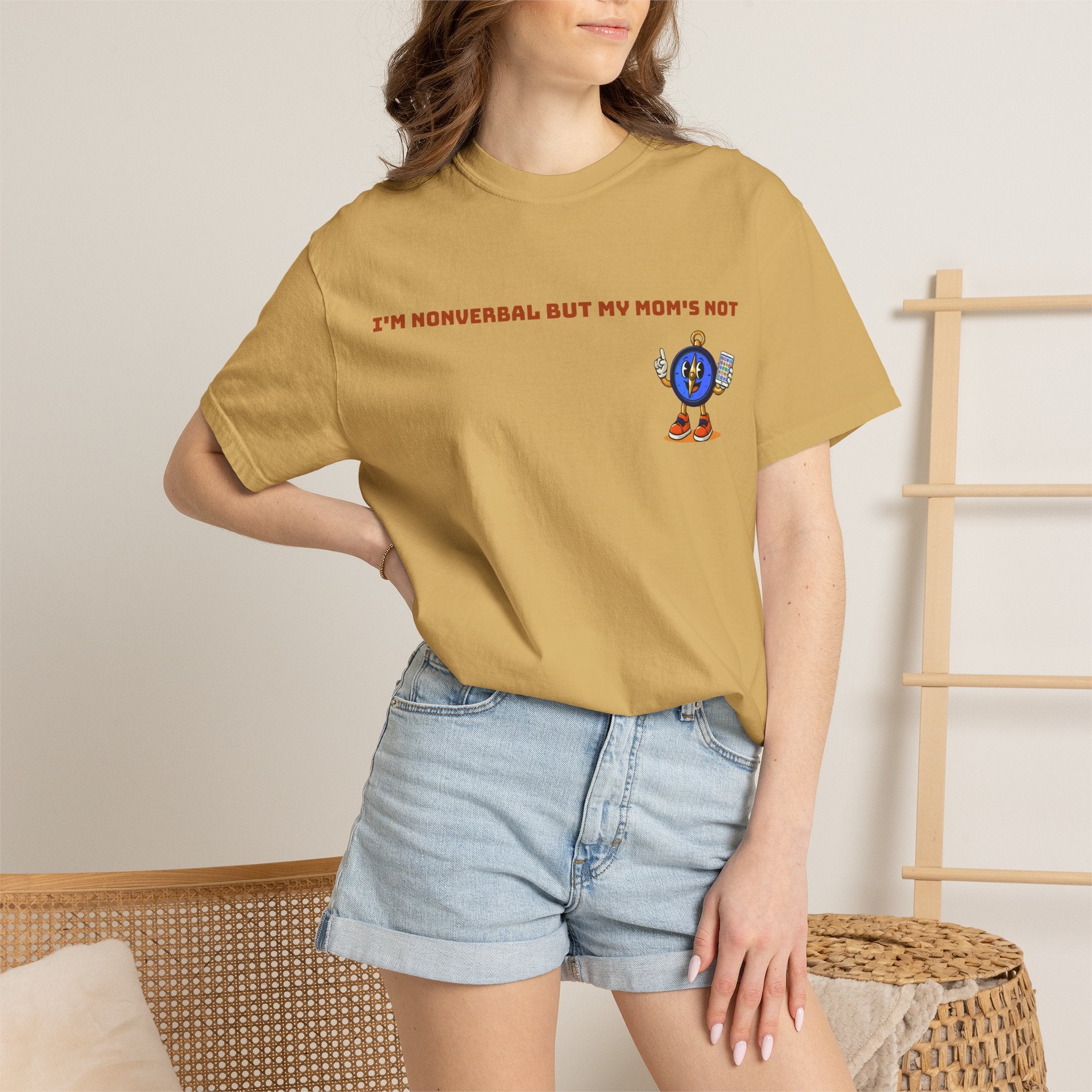 TRU Wired Differently Shirt | I'm Nonverbal But My Mom's Not Comfort Colors Tee