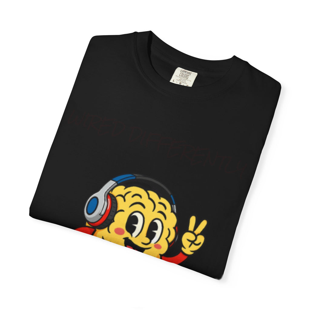 Wired Differently Shirt | SPARK the Mascot Tee | Pride Comfort Colors Unisex