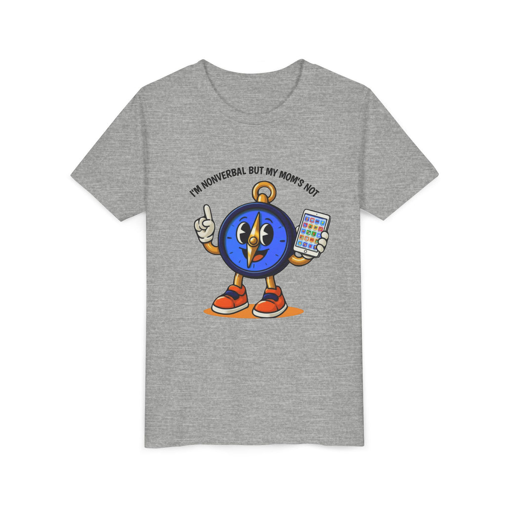 TRU Wired Differently Kids Shirt | I'm Nonverbal But My Mom's Not Tagless Tee