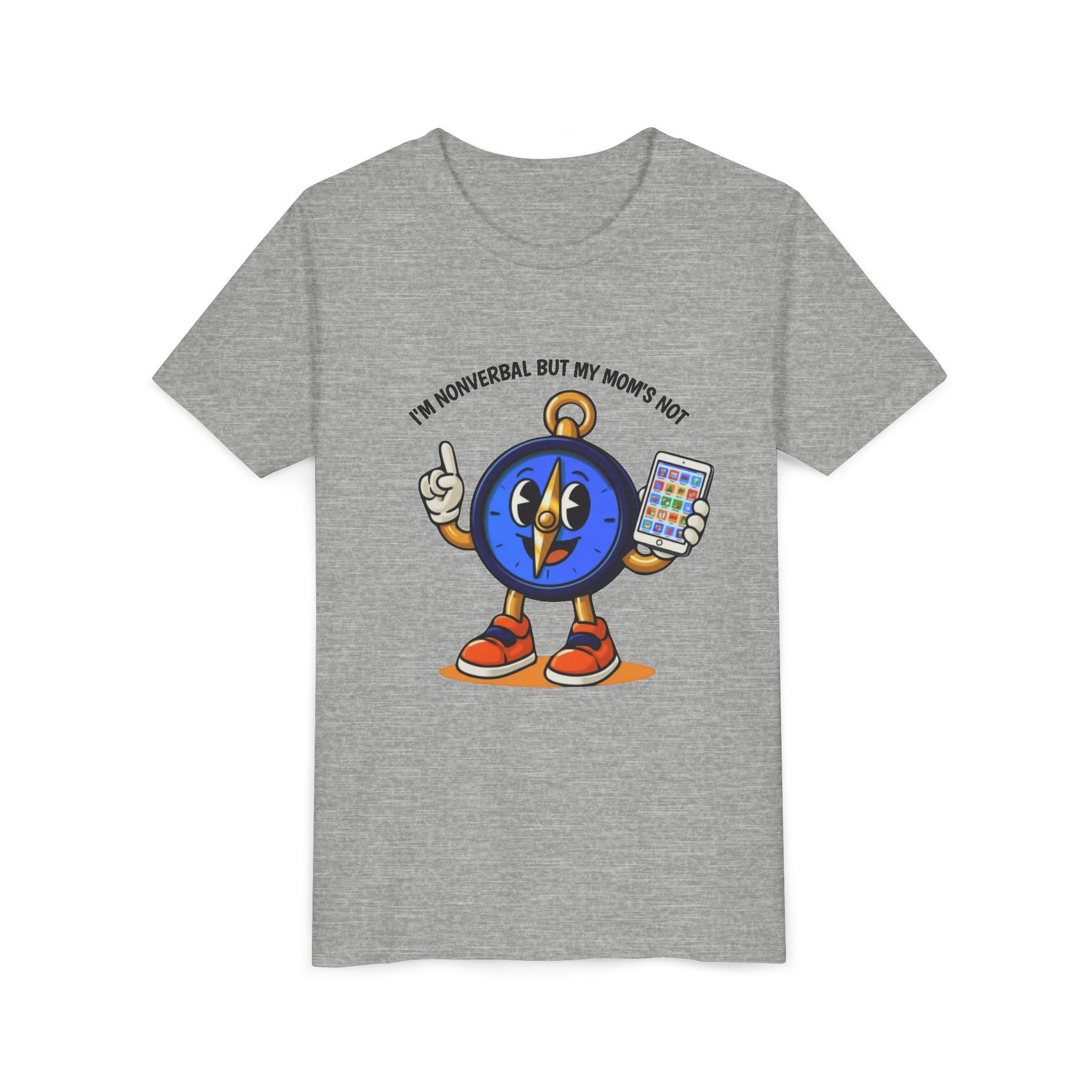 TRU Wired Differently Kids Shirt | I'm Nonverbal But My Mom's Not Tagless Tee
