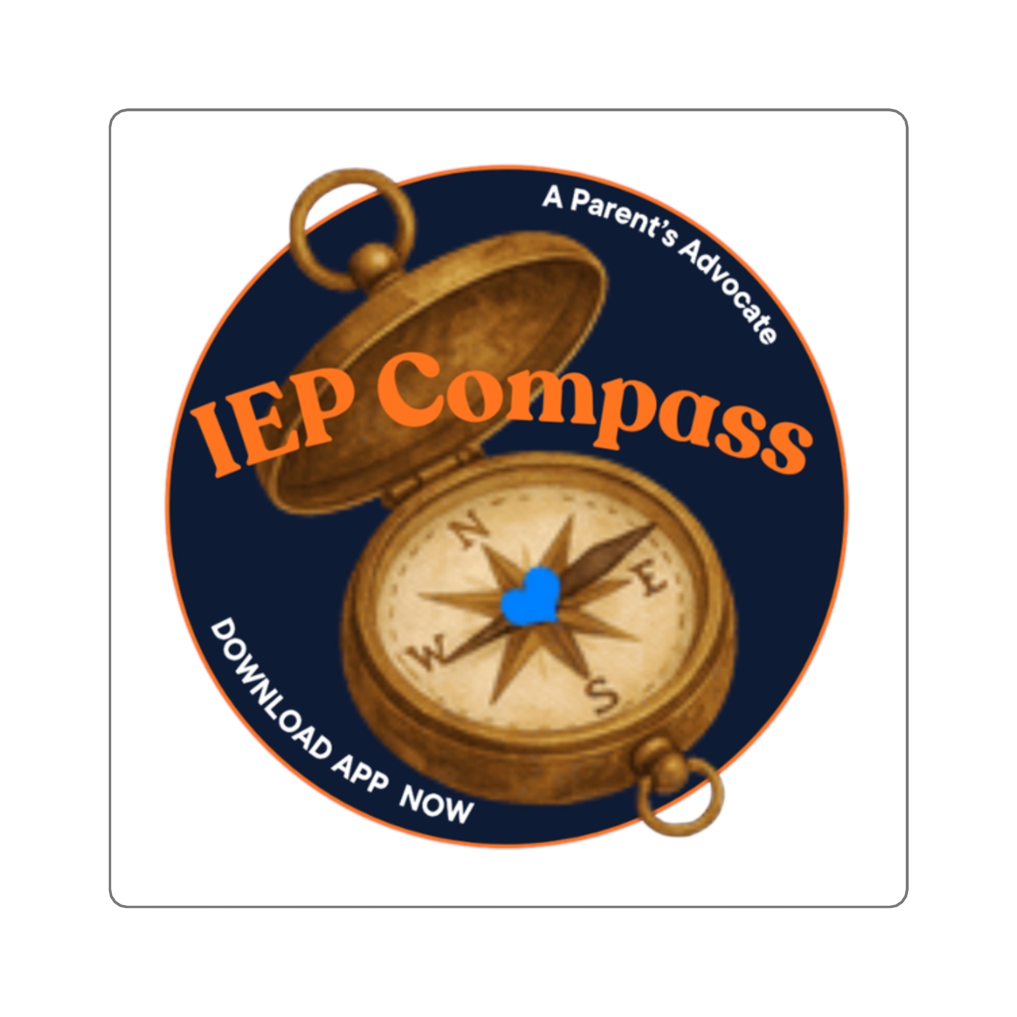 IEP Compass Sticker | Special Education Parent Advocate Decal