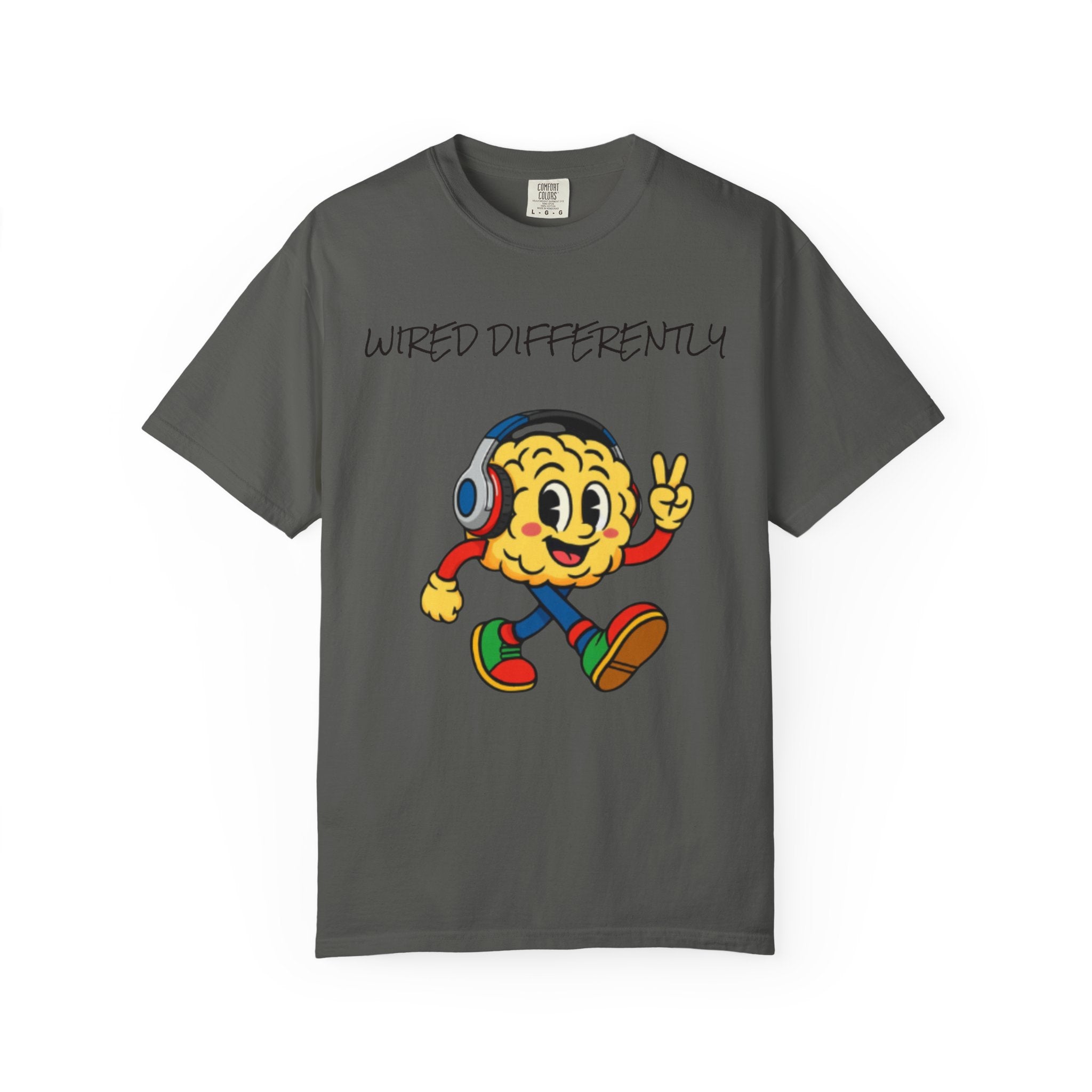 Wired Differently Shirt | SPARK the Mascot Tee | Pride Comfort Colors Unisex