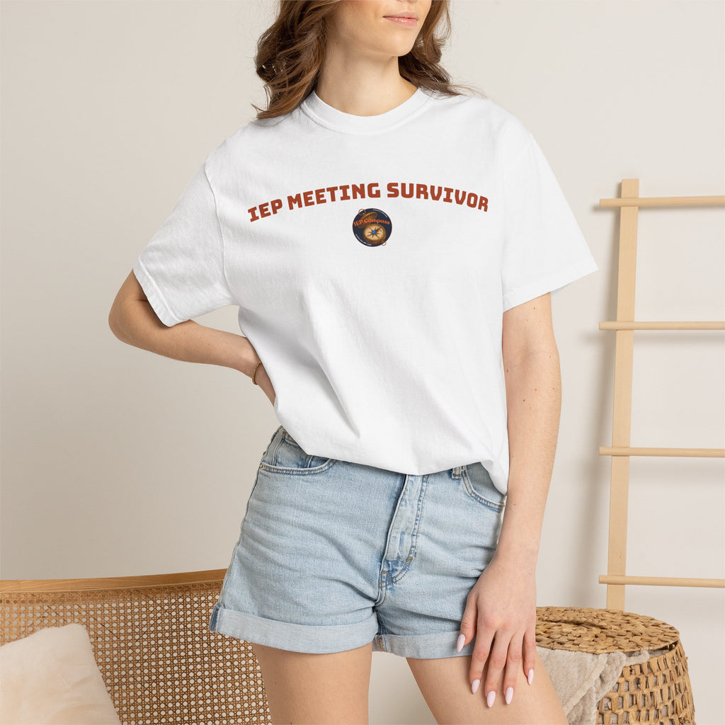 IEP Meeting Survivor Shirt | Funny Special Education Parent Comfort Colors Tee