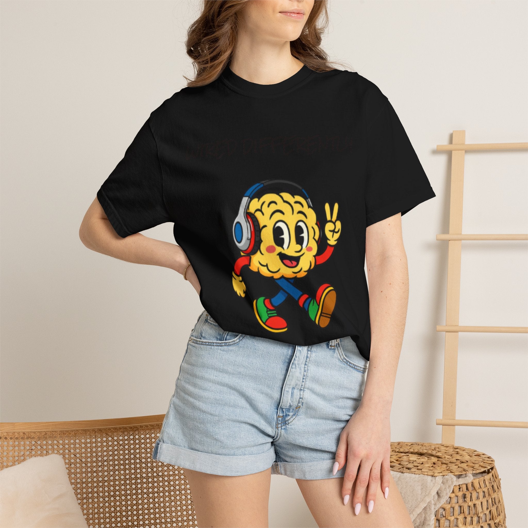 Wired Differently Shirt | SPARK the Mascot Tee | Pride Comfort Colors Unisex
