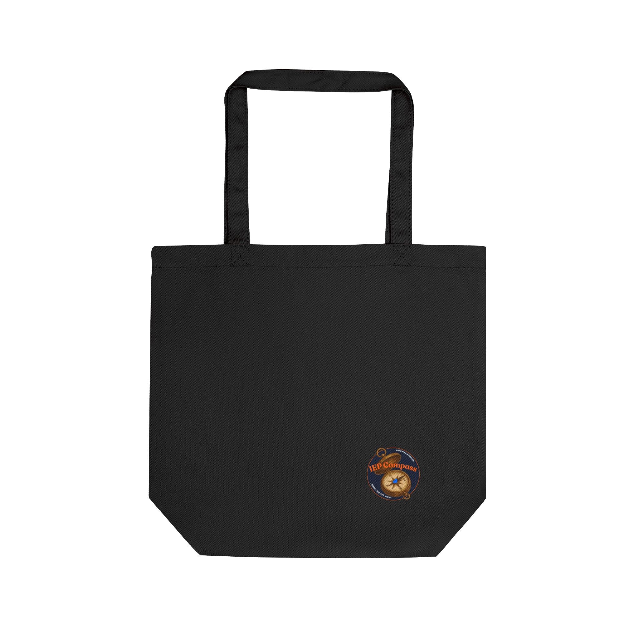 IEP Compass Eco Tote Bag | Organic Canvas Special Education Parent Advocate Bag