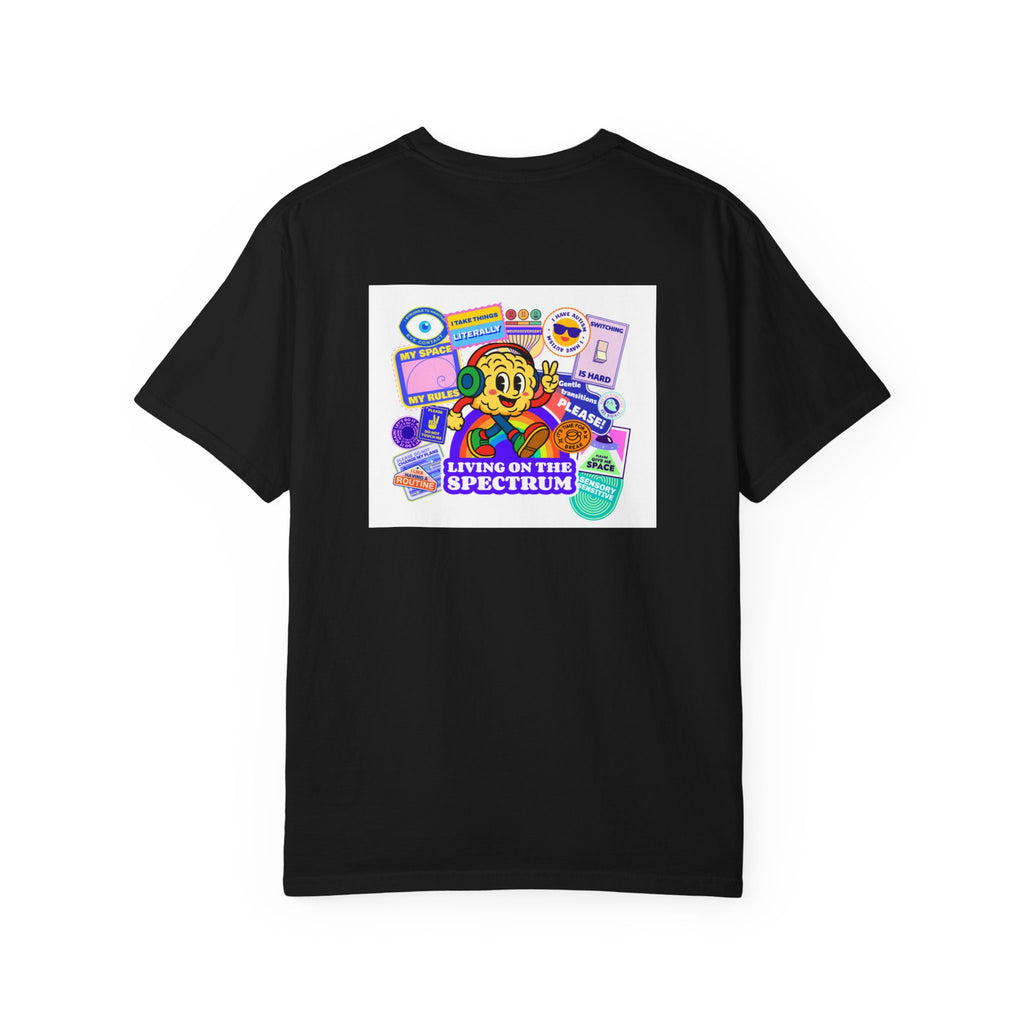 SPARK Wired Differently Shirt | Living On The Spectrum Pride Comfort Colors Tee