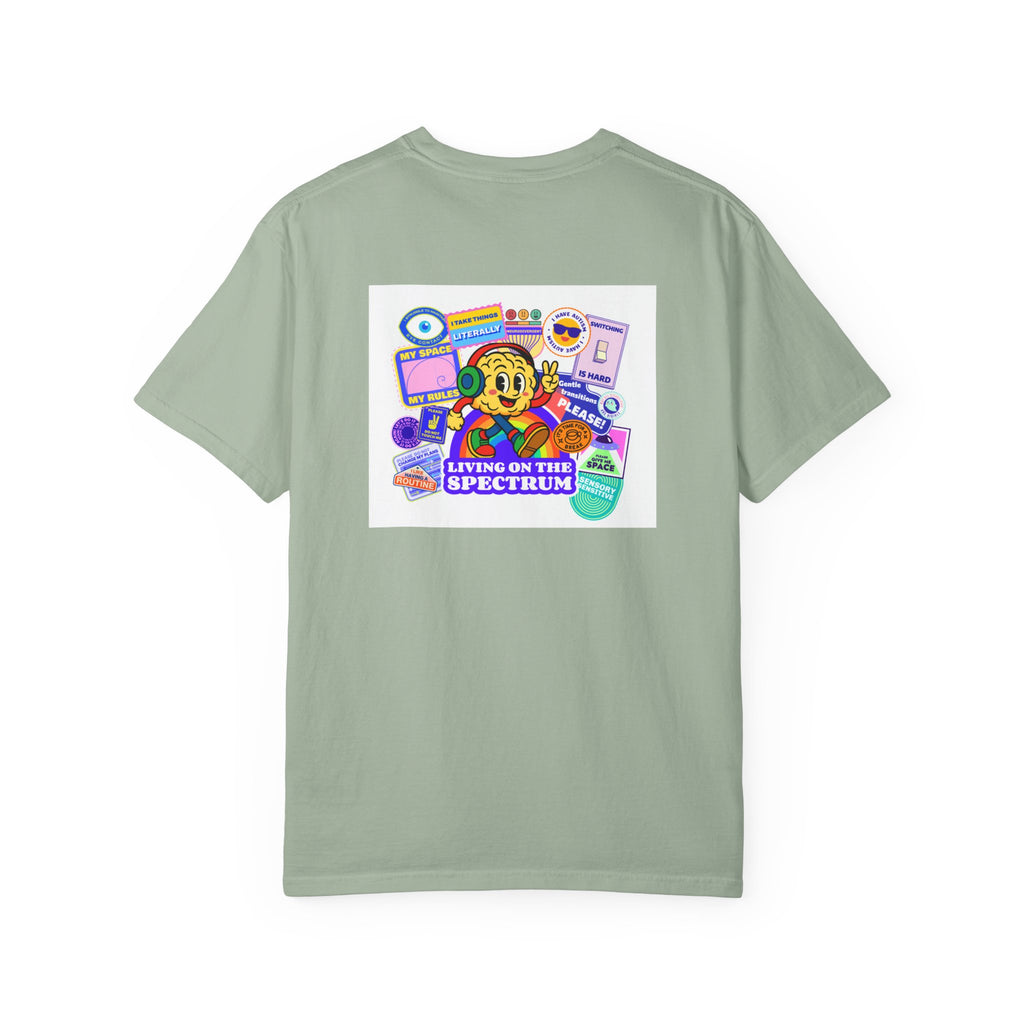 SPARK Wired Differently Shirt | Living On The Spectrum Pride Comfort Colors Tee
