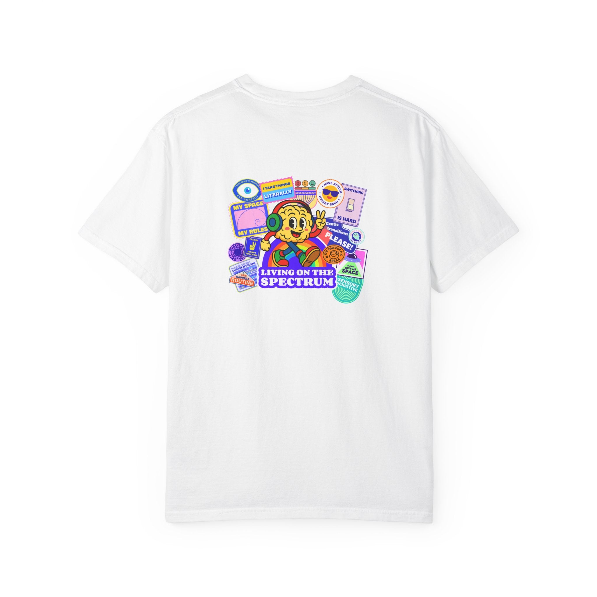 SPARK Wired Differently Shirt | Living On The Spectrum Pride Comfort Colors Tee