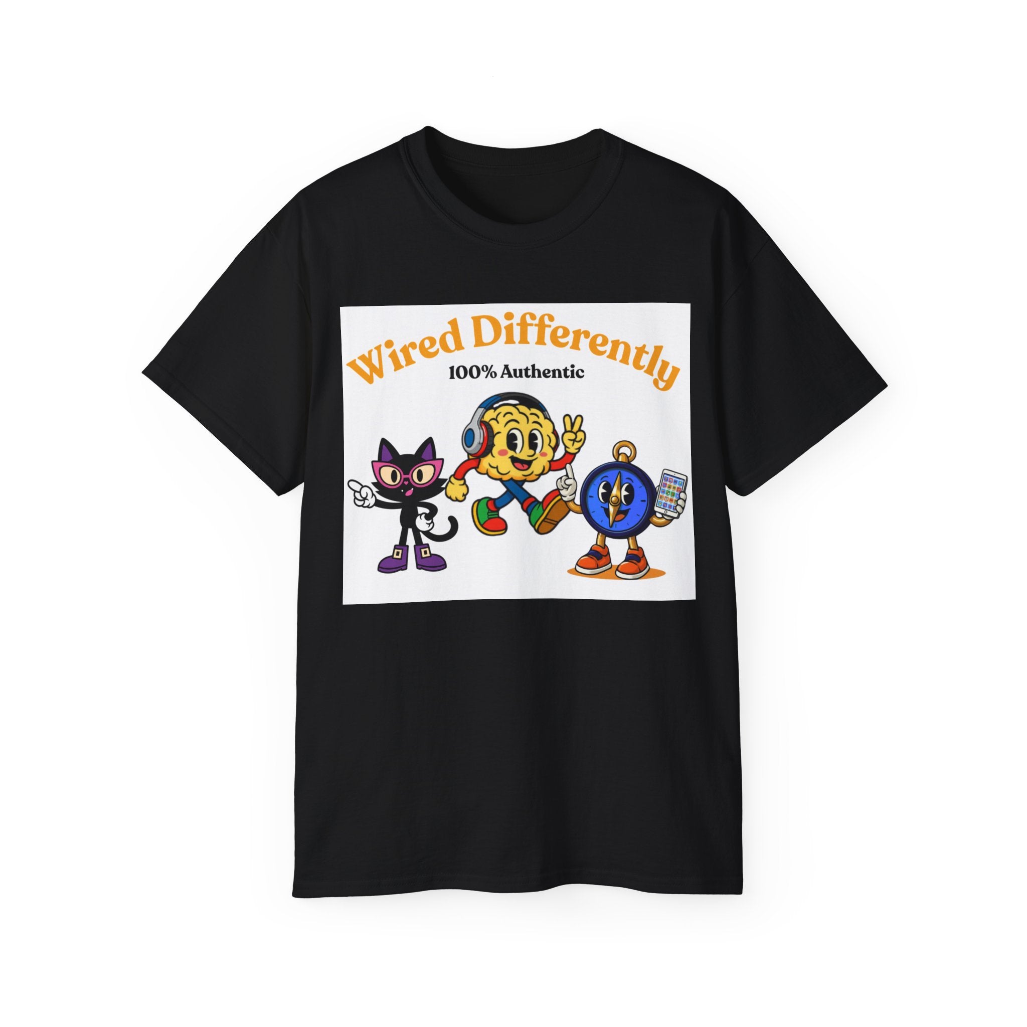 Wired Differently Group Tee | SPARK LUNA TRU Neurodivergent Pride Shirt