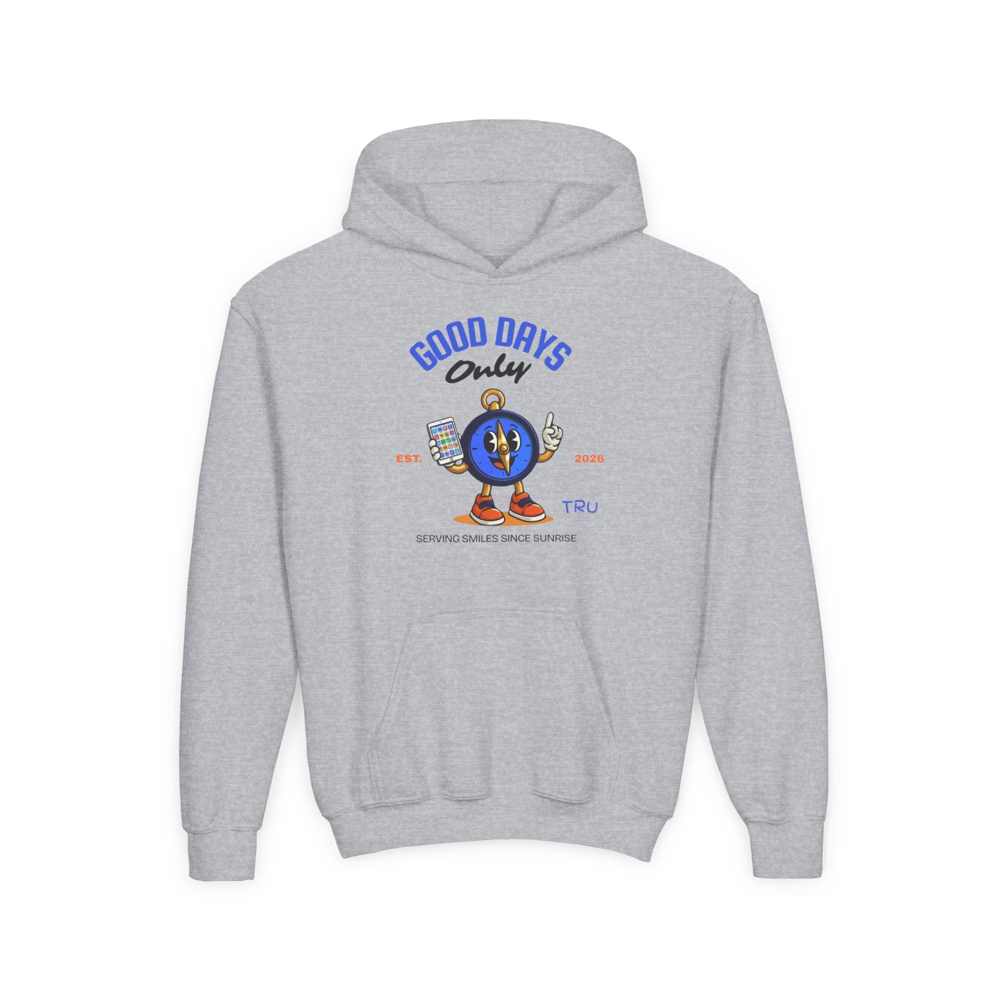 TRU Wired Differently Youth Hoodie | Good Days Only AAC Communication Sweatshirt
