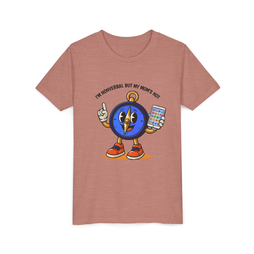 TRU Wired Differently Kids Shirt | I'm Nonverbal But My Mom's Not Tagless Tee