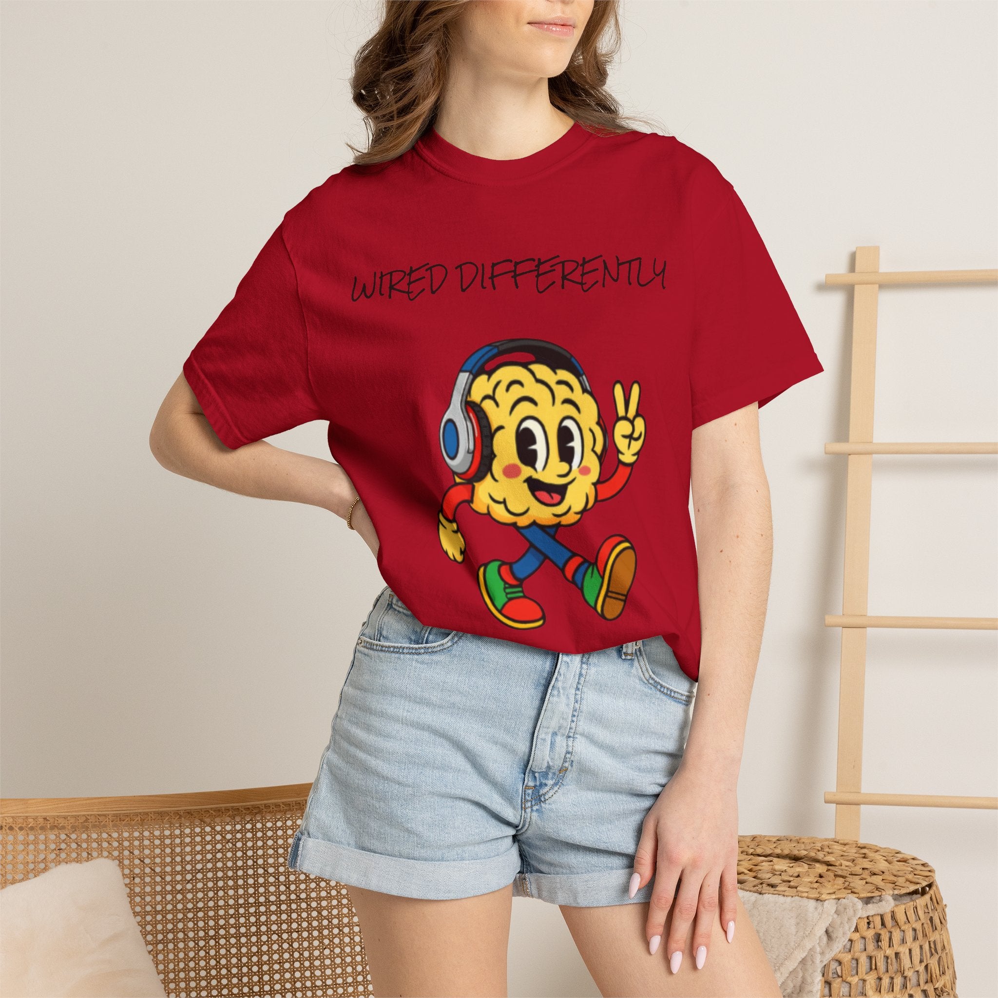Wired Differently Shirt | SPARK the Mascot Tee | Pride Comfort Colors Unisex