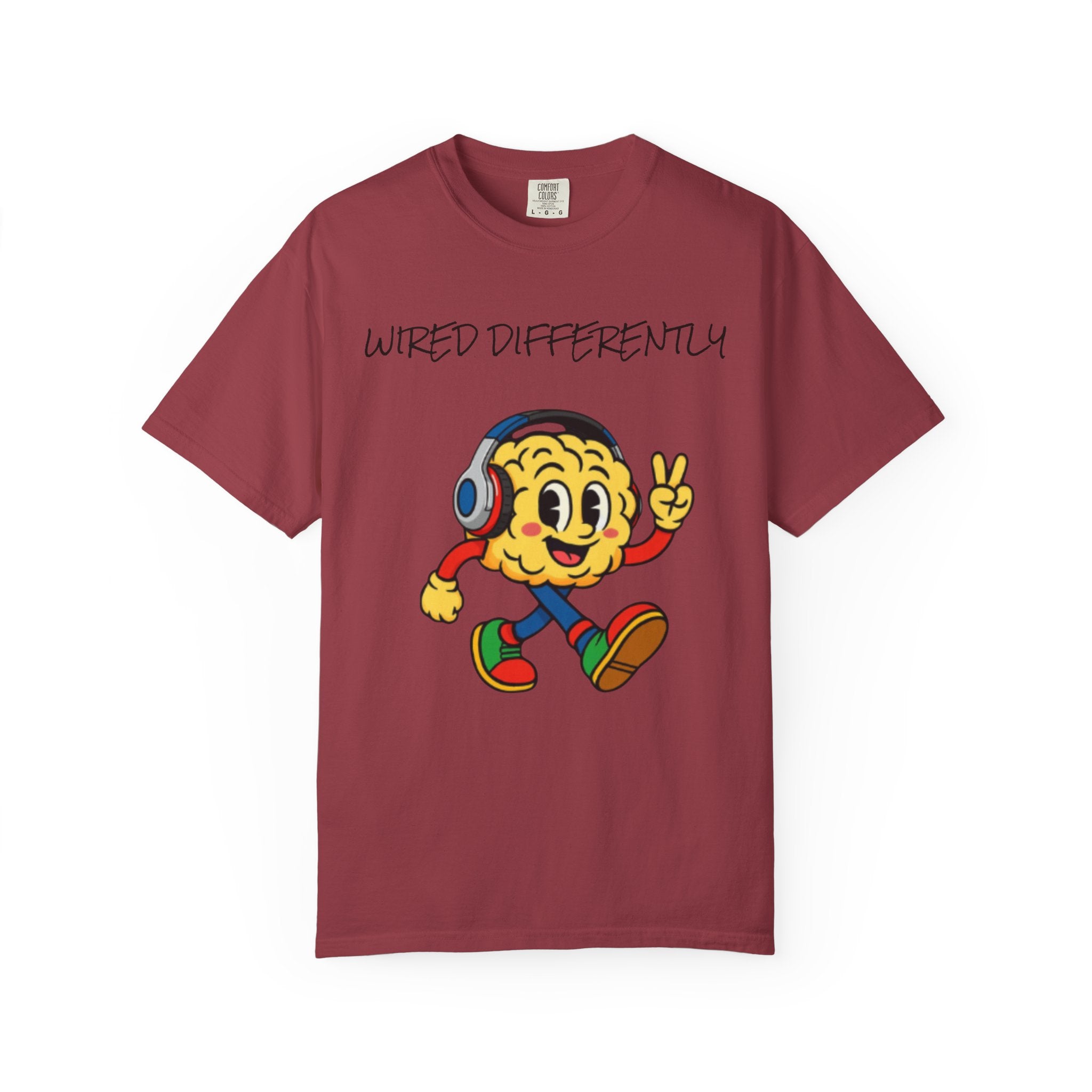 Wired Differently Shirt | SPARK the Mascot Tee | Pride Comfort Colors Unisex