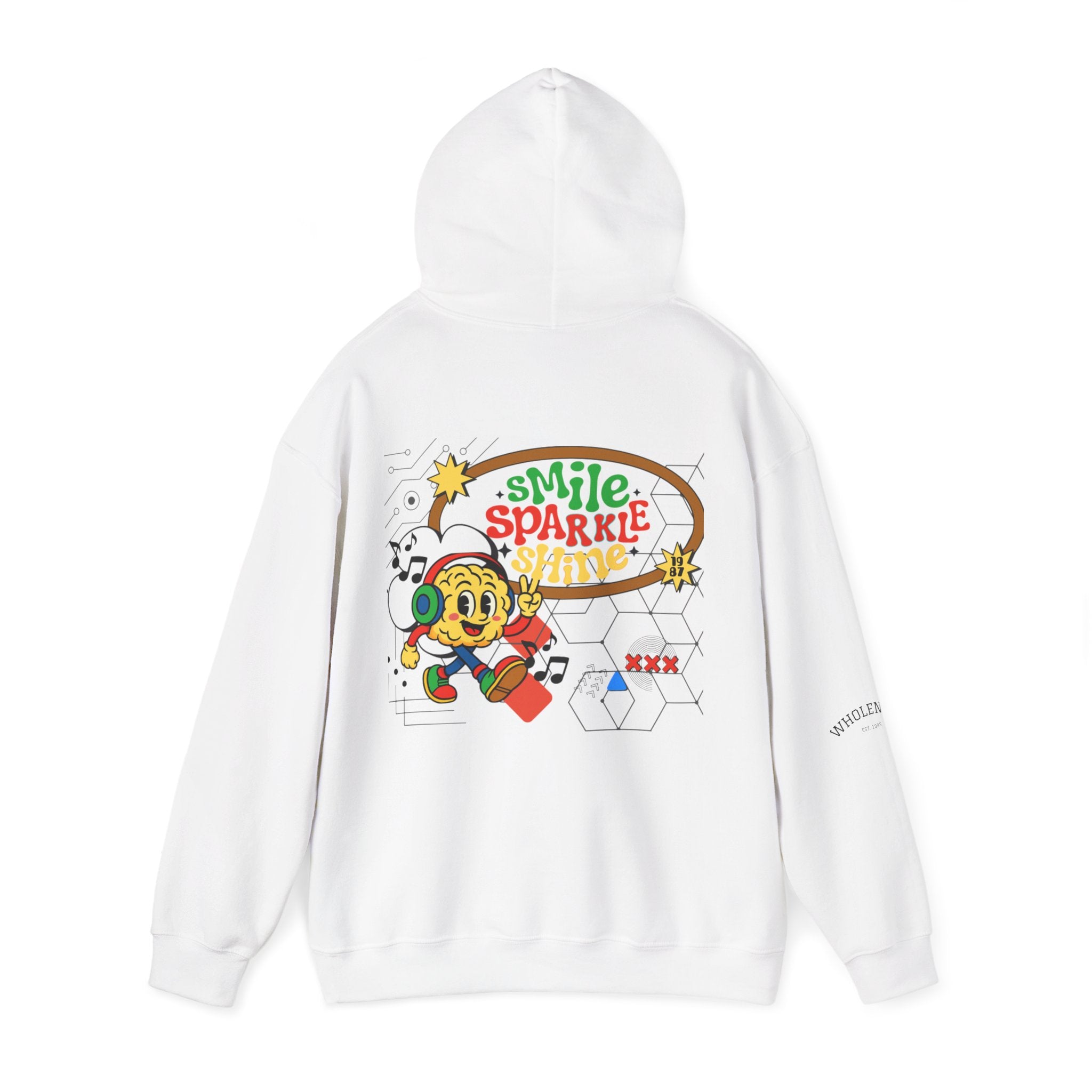 SPARK Wired Differently Hoodie | Smile Sparkle Shine Retro Sweatshirt