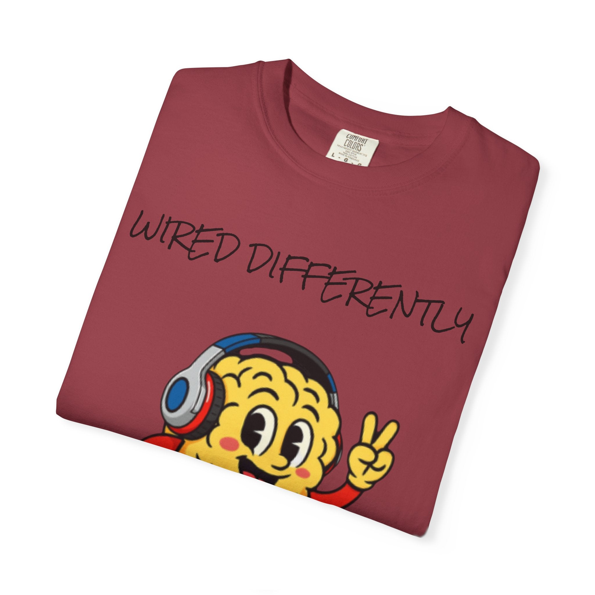 Wired Differently Shirt | SPARK the Mascot Tee | Pride Comfort Colors Unisex