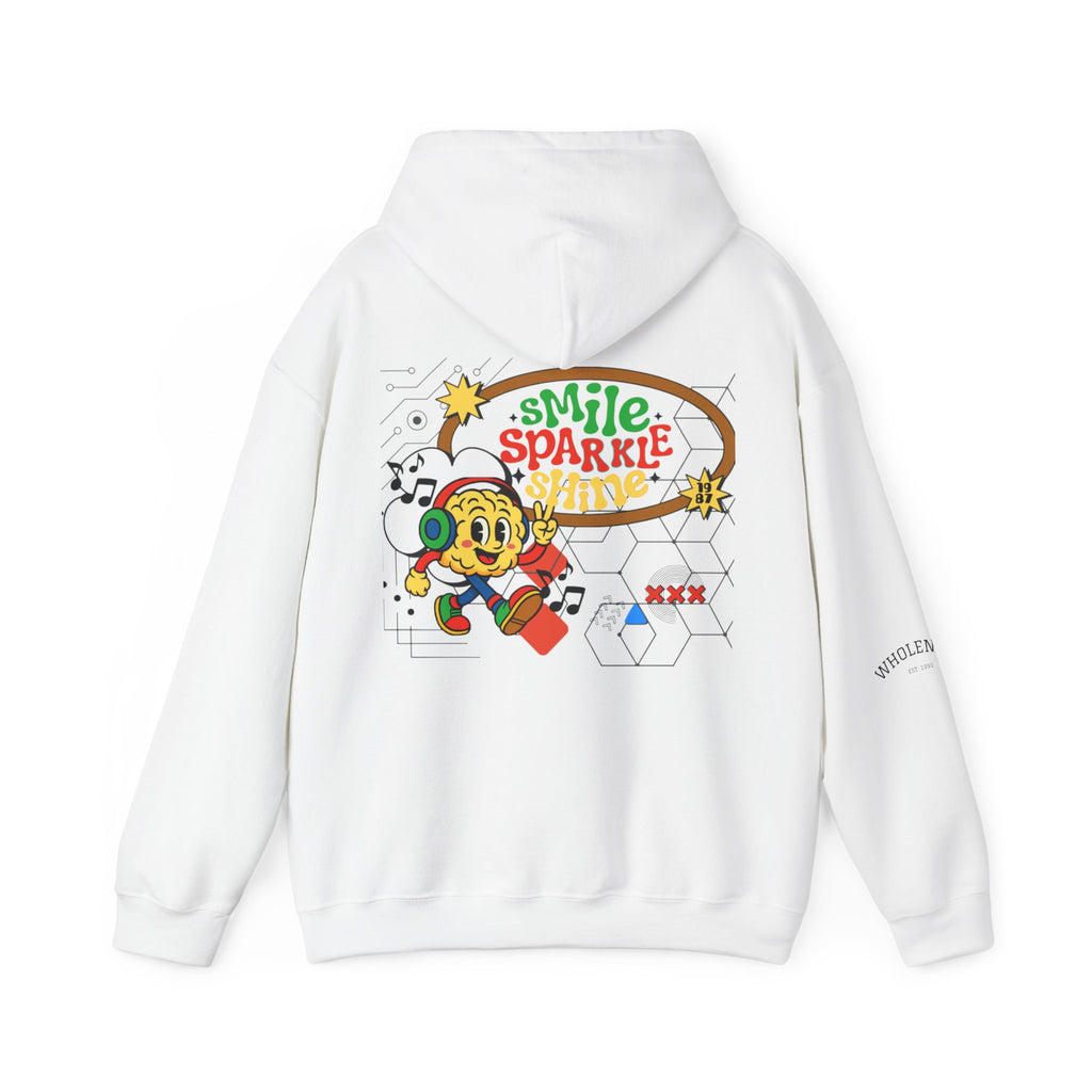 SPARK Wired Differently Hoodie | Smile Sparkle Shine Retro Sweatshirt