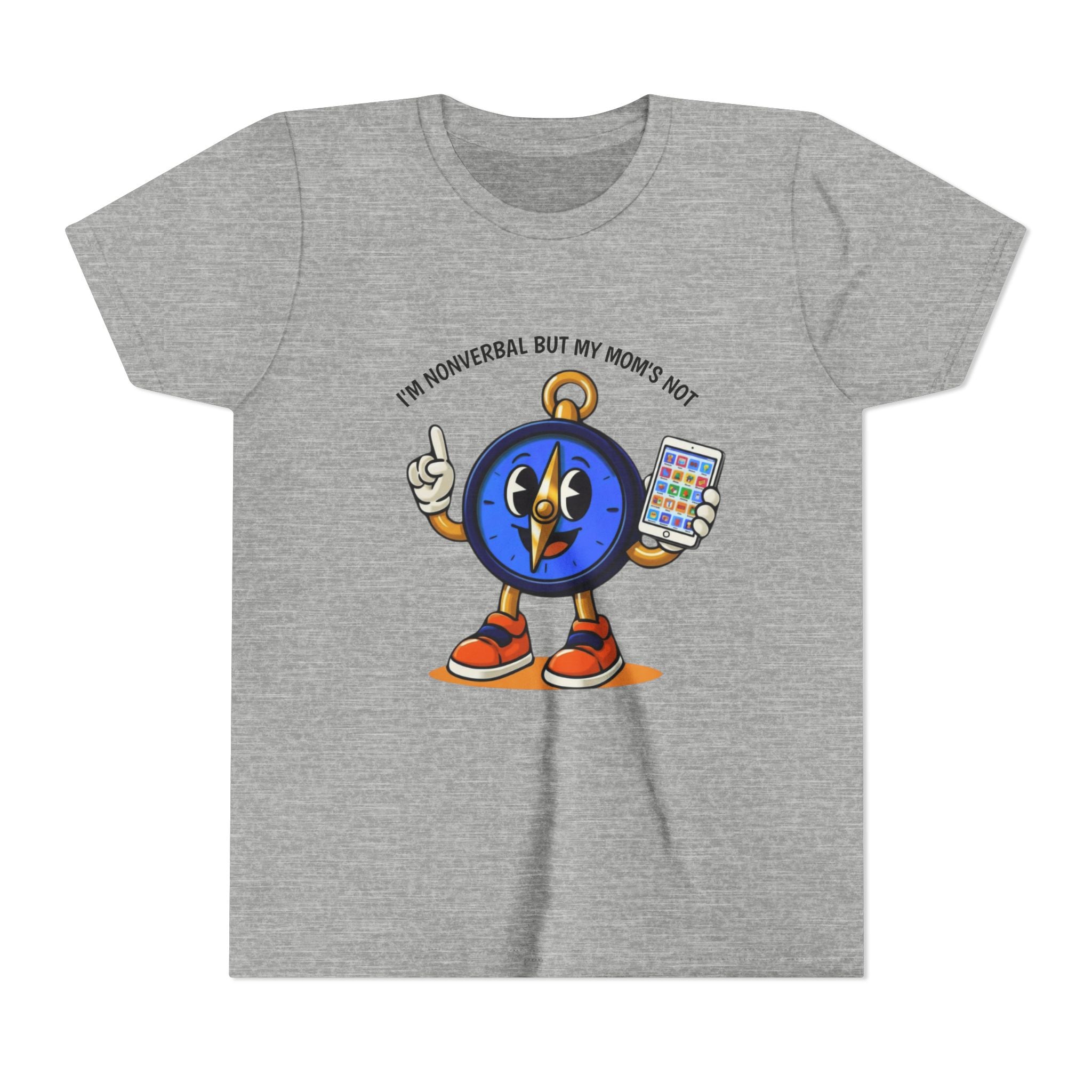 TRU Wired Differently Kids Shirt | I'm Nonverbal But My Mom's Not Tagless Tee