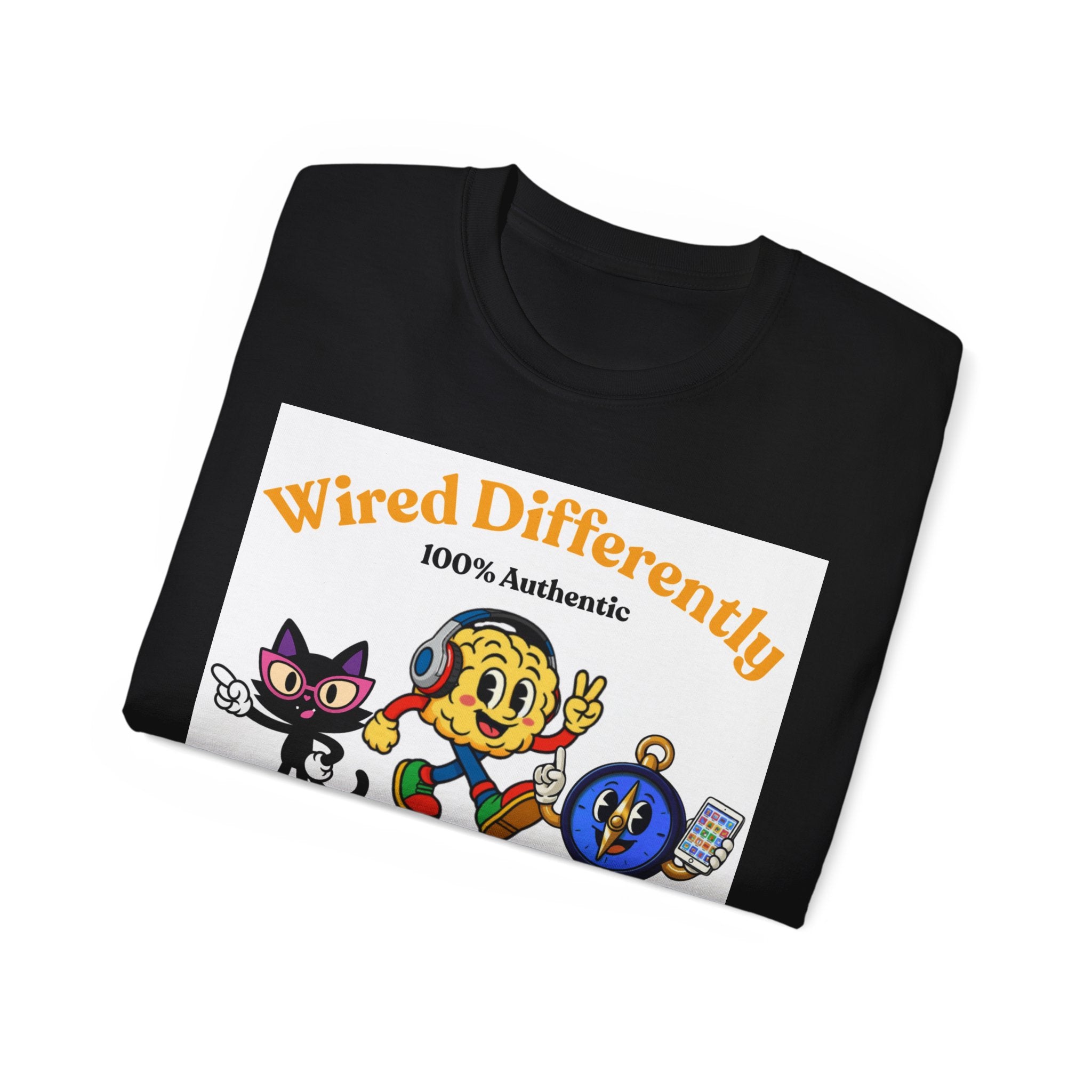 Wired Differently Group Tee | SPARK LUNA TRU Neurodivergent Pride Shirt