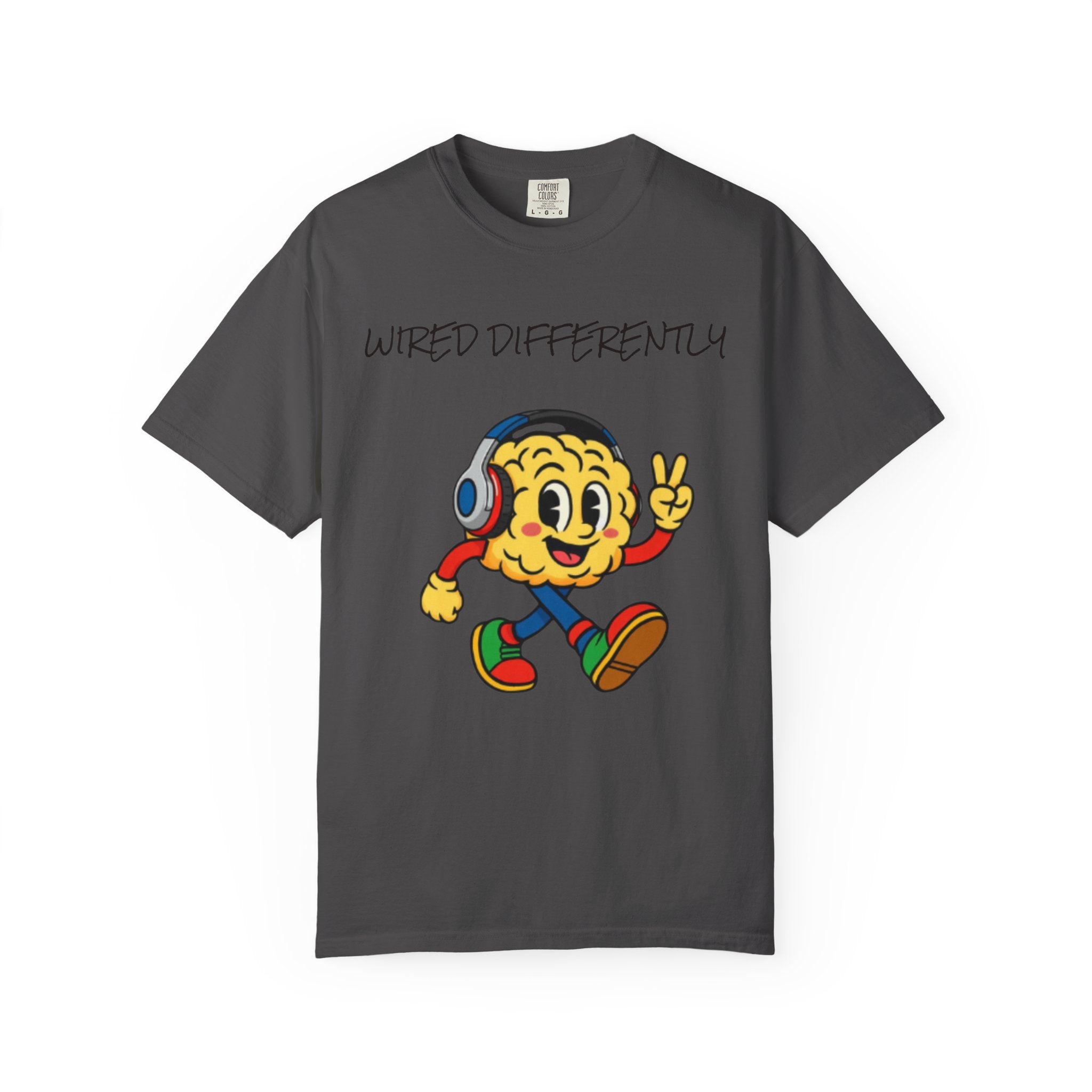 Wired Differently Shirt | SPARK the Mascot Tee | Pride Comfort Colors Unisex