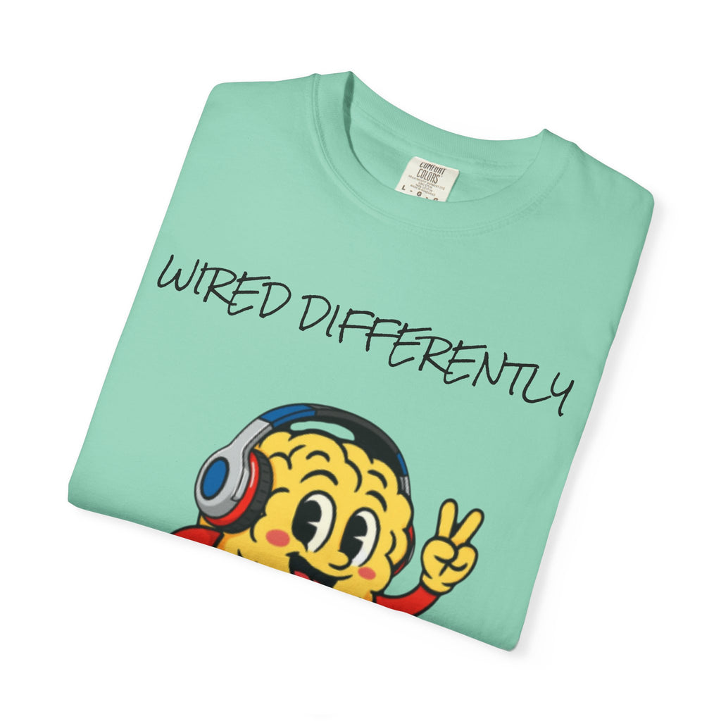 Wired Differently Shirt | SPARK the Mascot Tee | Pride Comfort Colors Unisex